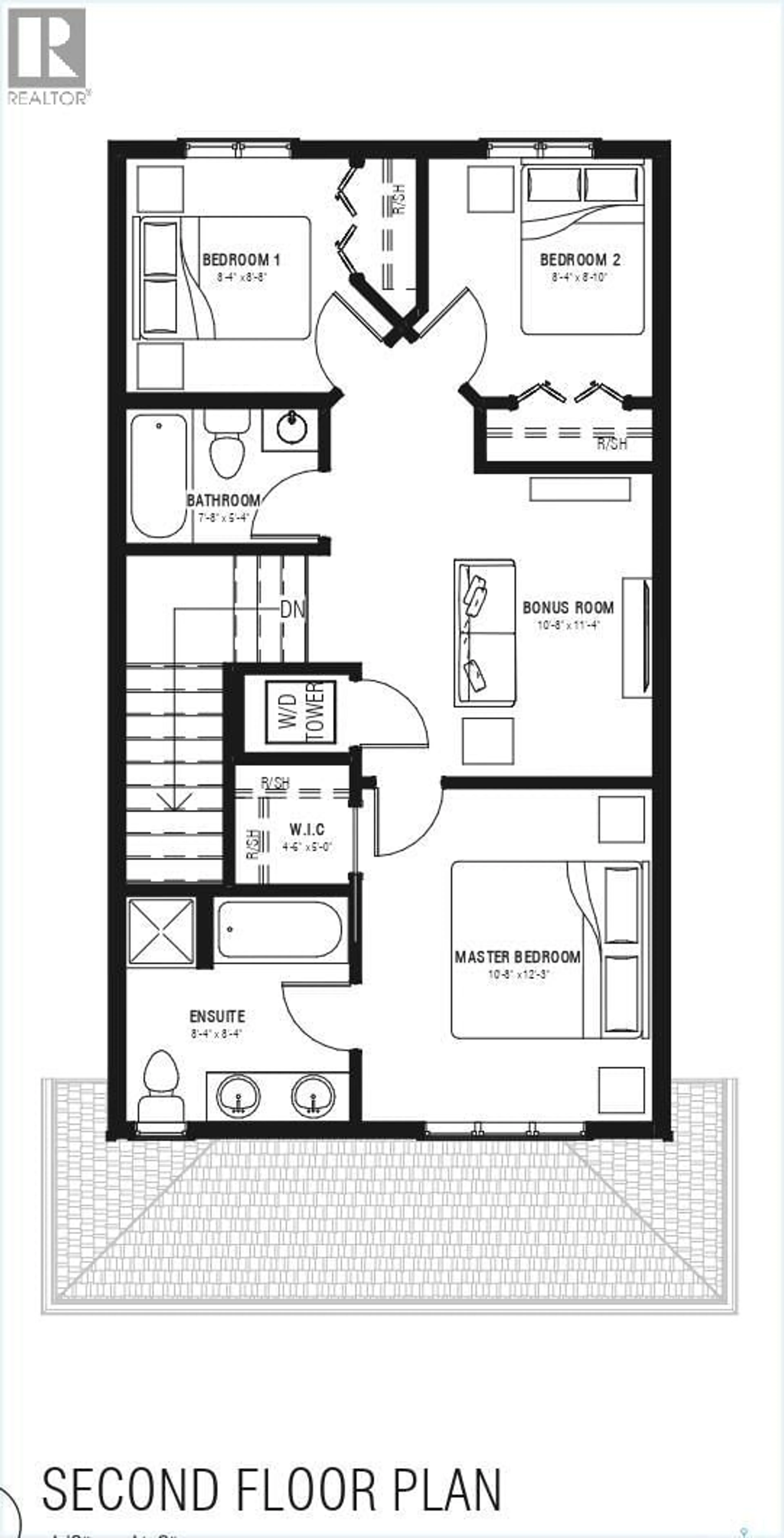 Floor plan for 103 STEHWIEN STREET, Saskatoon Saskatchewan S7W1M9