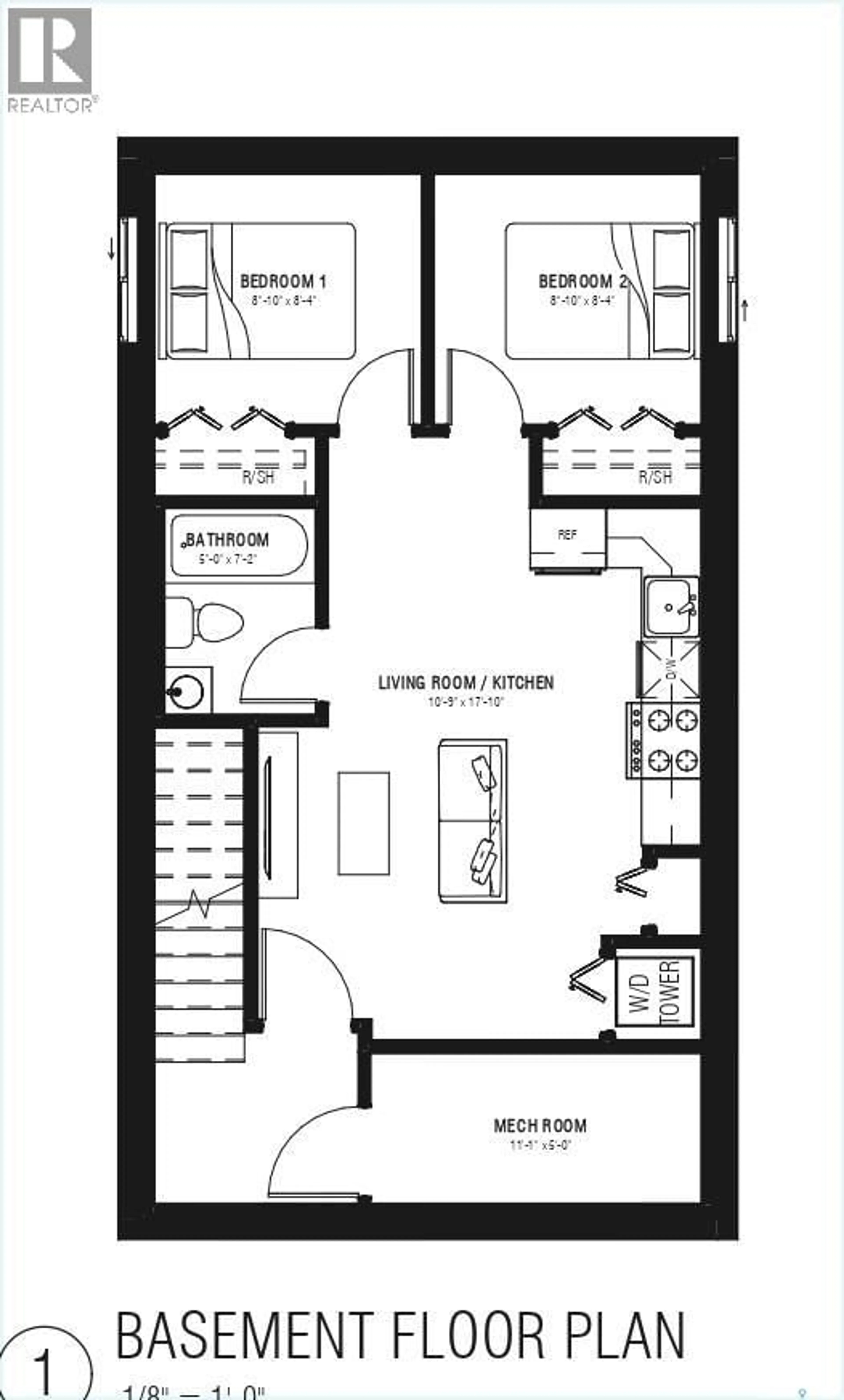 Floor plan for 103 STEHWIEN STREET, Saskatoon Saskatchewan S7W1M9