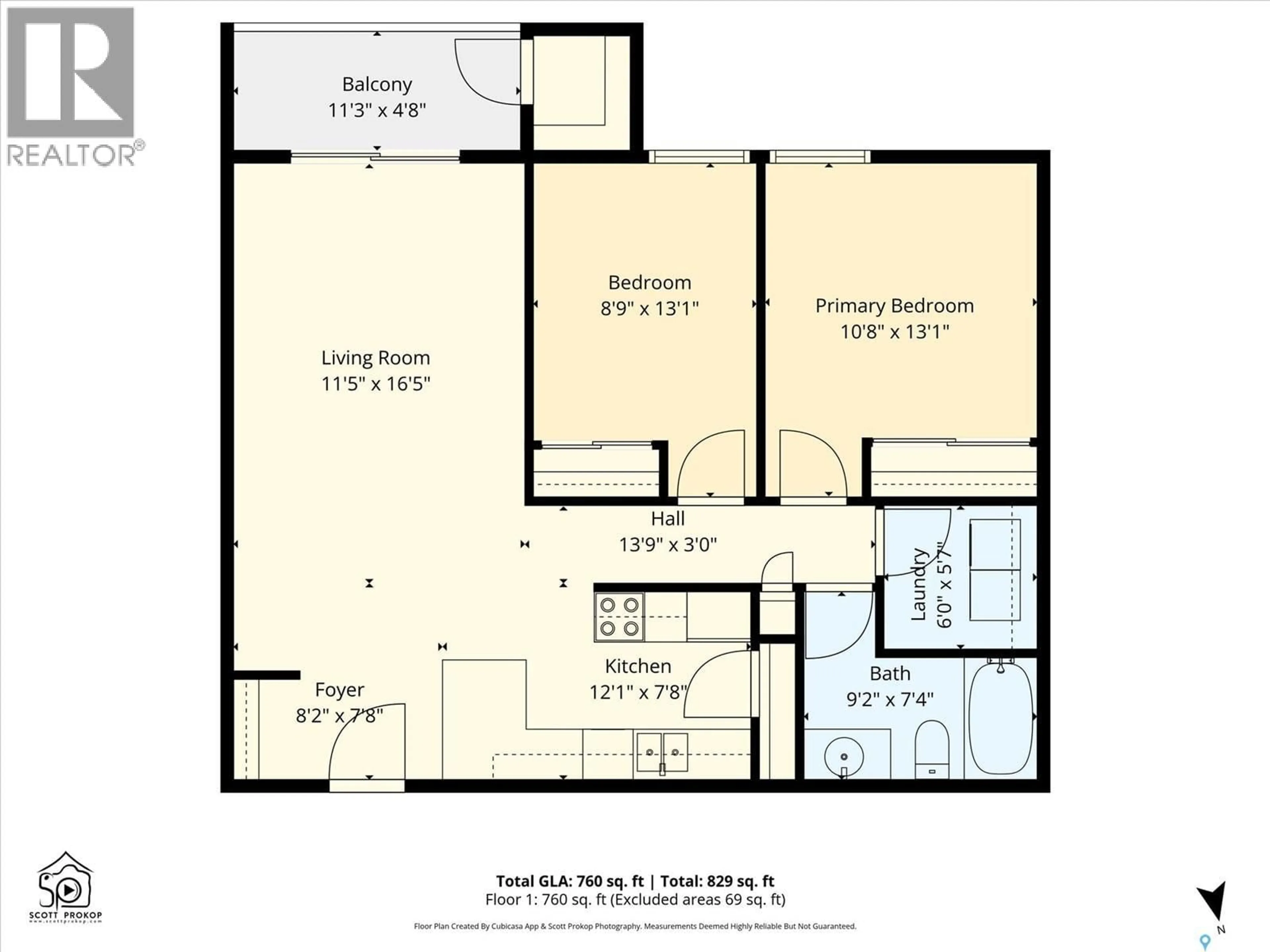 Floor plan for 403 - 304 TAIT COURT, Saskatoon Saskatchewan S7H5L3