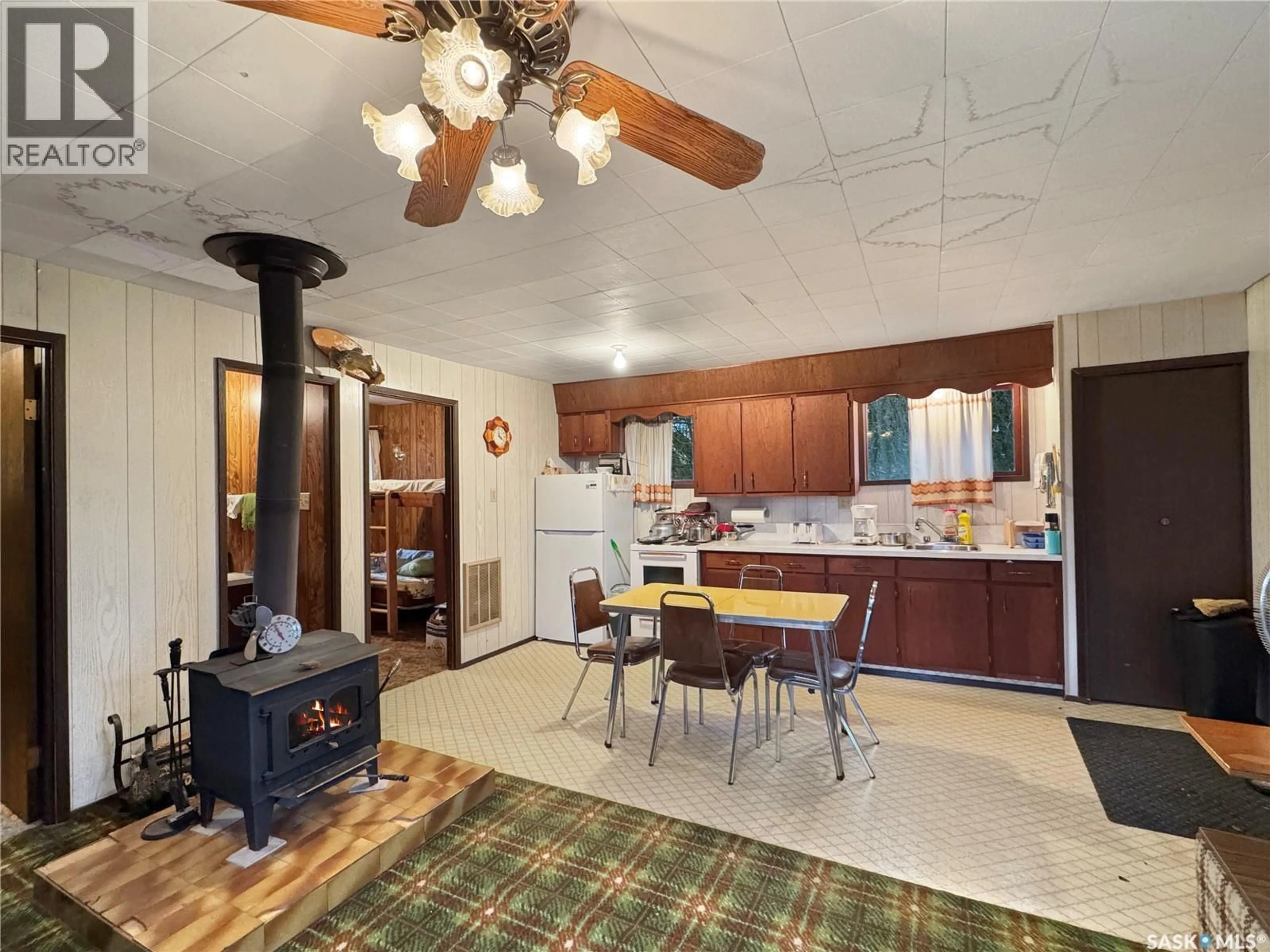 Open concept kitchen, ceramic/tile floor for CORONS BEACH, Big River Rm No. 555 Saskatchewan S0J0E0