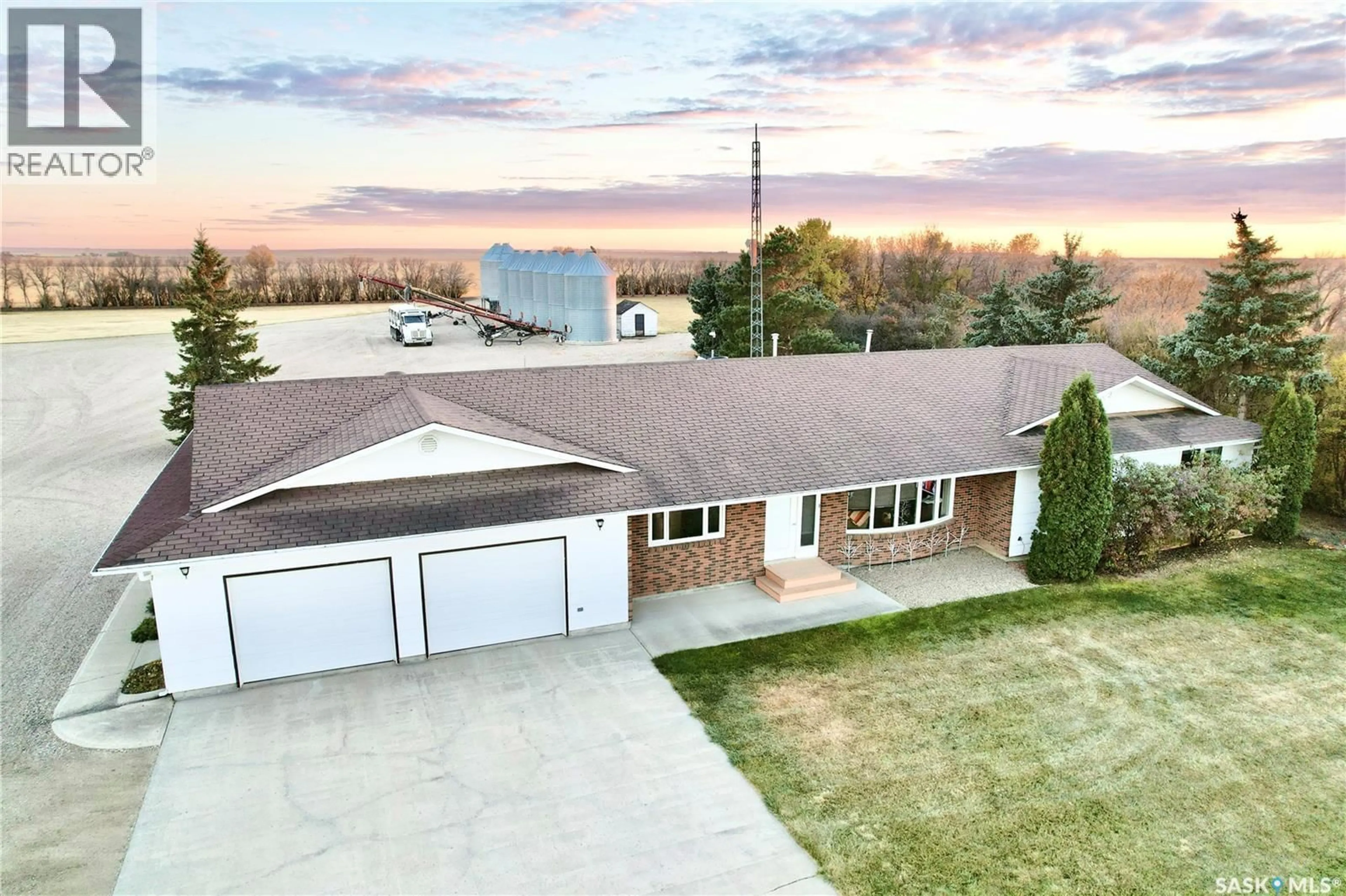A pic from outside/outdoor area/front of a property/back of a property/a pic from drone, water/lake/river/ocean view for WISETON MARTIN ACREAGE, Milden Rm No. 286 Saskatchewan S0L3M0
