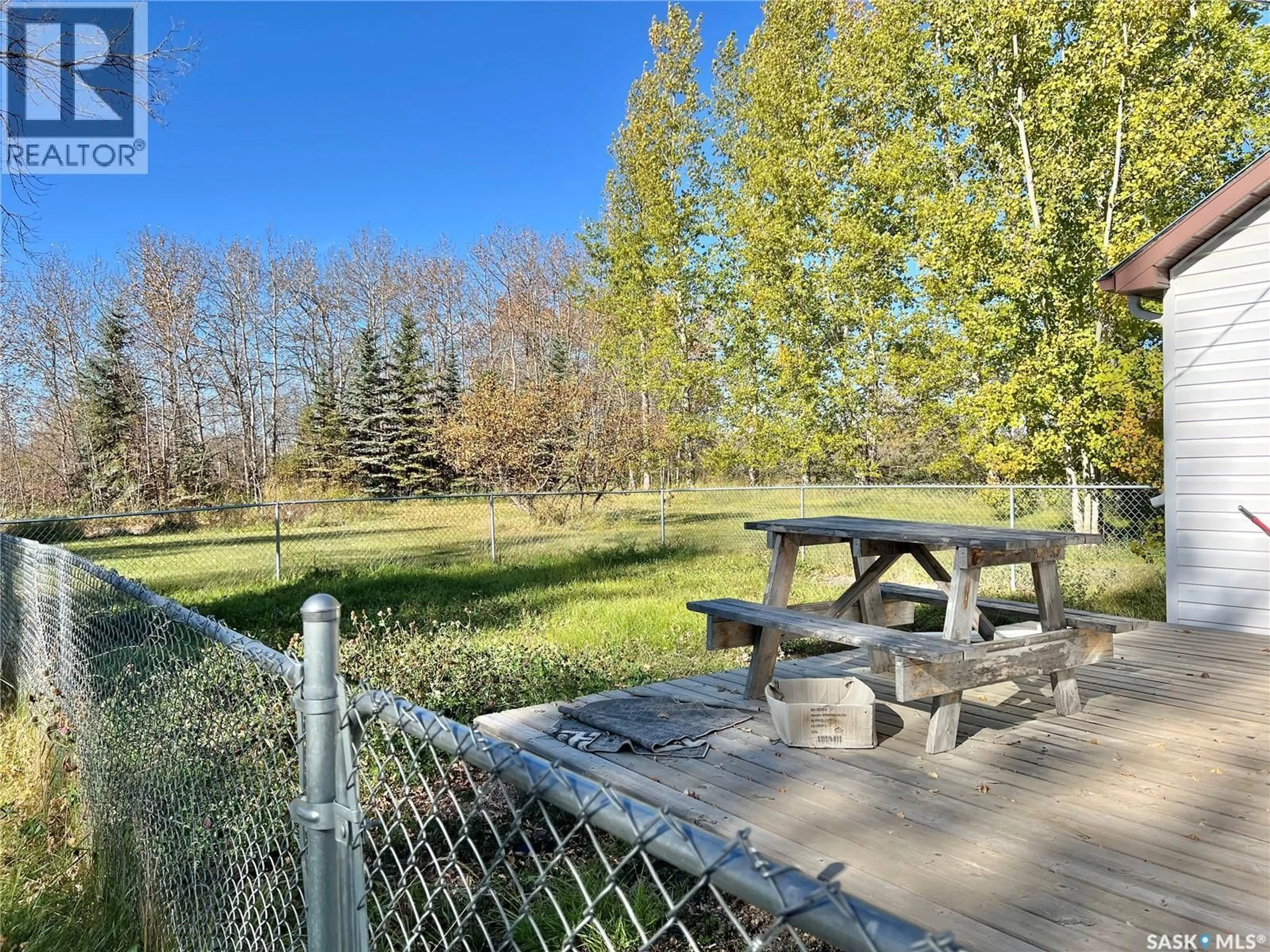 Patio, forest/trees view for 113-117 SECOND STREET, Yellow Creek Saskatchewan S0K4X0