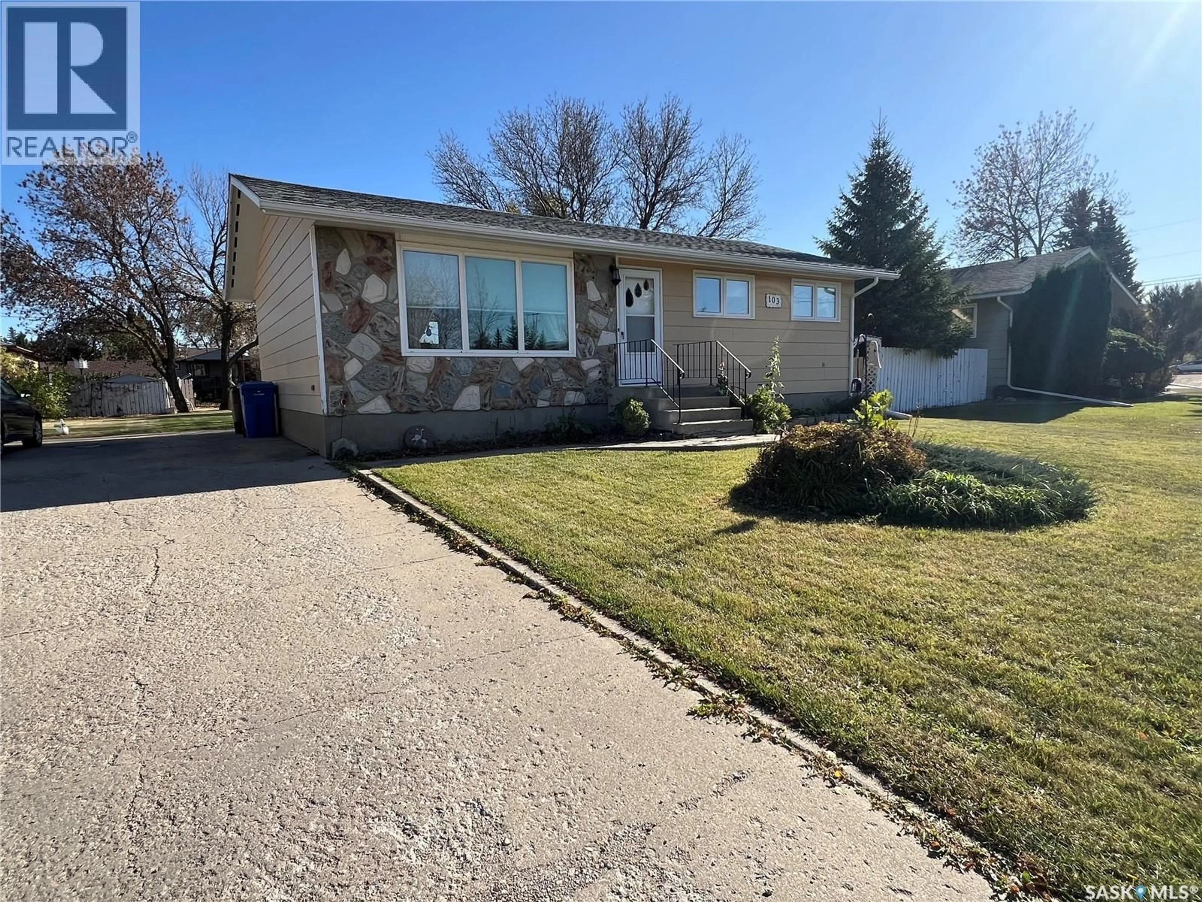 Home with vinyl exterior material, street for 103 KENNEDY DRIVE, Melfort Saskatchewan S0E1A0