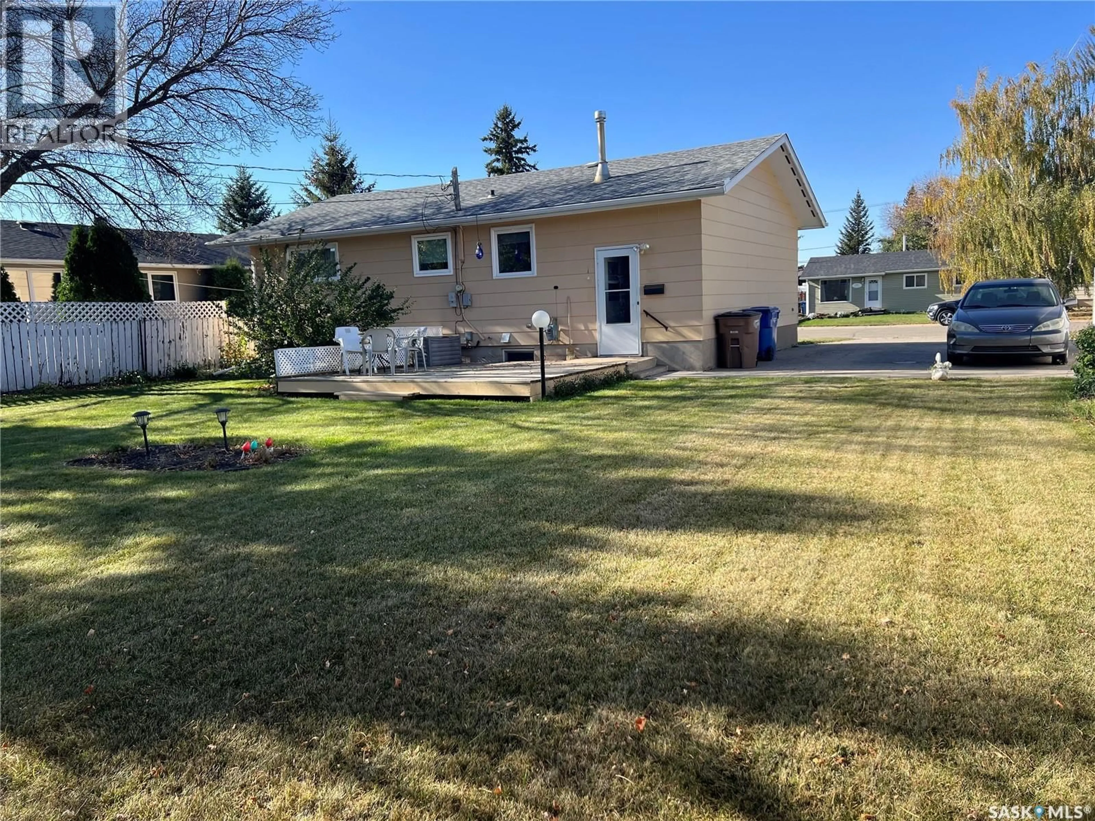 A pic from outside/outdoor area/front of a property/back of a property/a pic from drone, street for 103 KENNEDY DRIVE, Melfort Saskatchewan S0E1A0