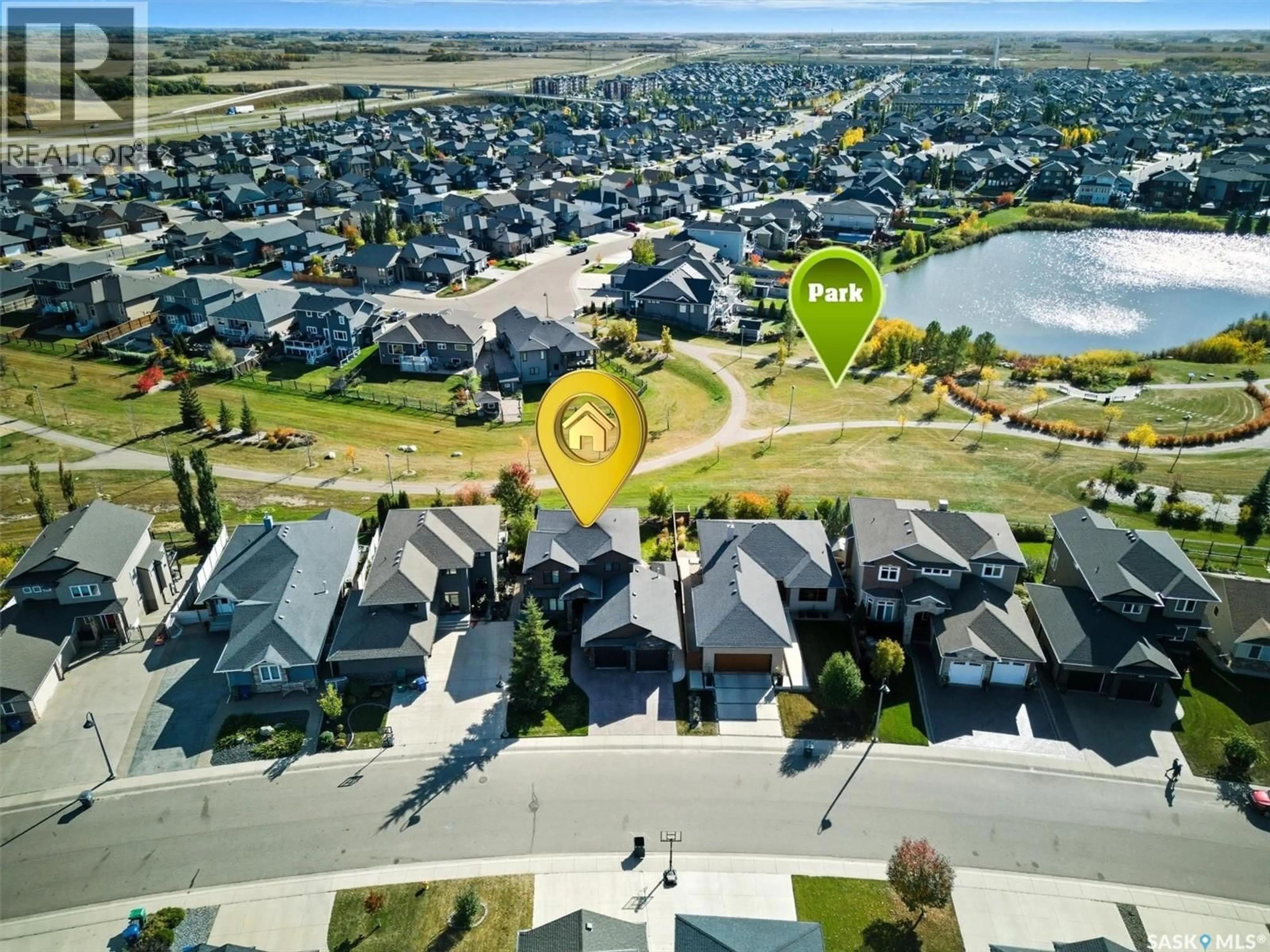 A pic from outside/outdoor area/front of a property/back of a property/a pic from drone, street for 258 WHALLEY CRESCENT, Saskatoon Saskatchewan S7T0P1