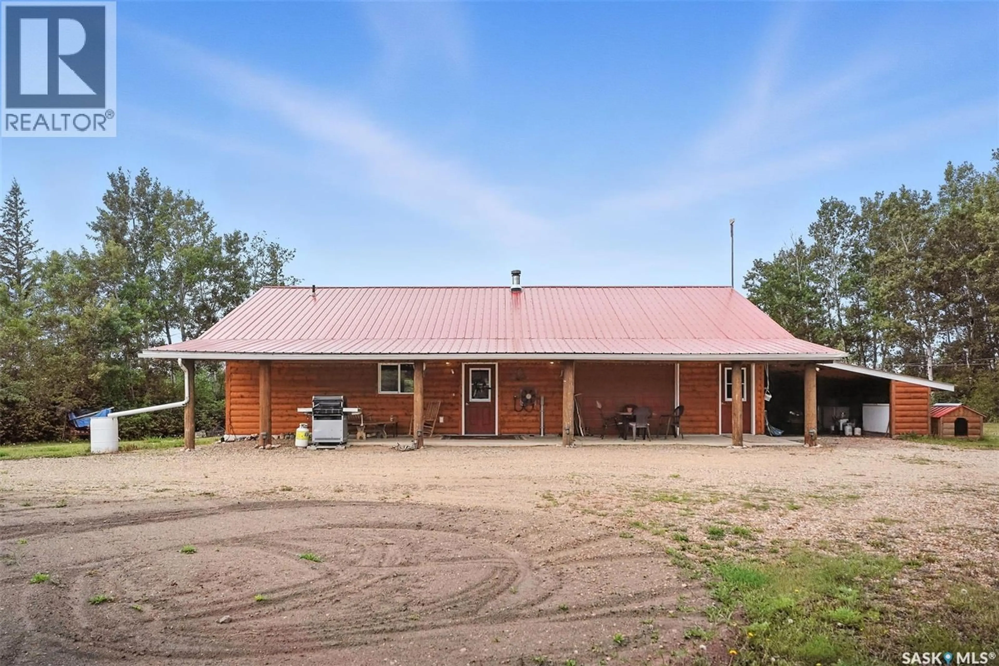 A pic from outside/outdoor area/front of a property/back of a property/a pic from drone, building for HANSEN ACREAGE, Canwood Rm No. 494 Saskatchewan S0J0K0
