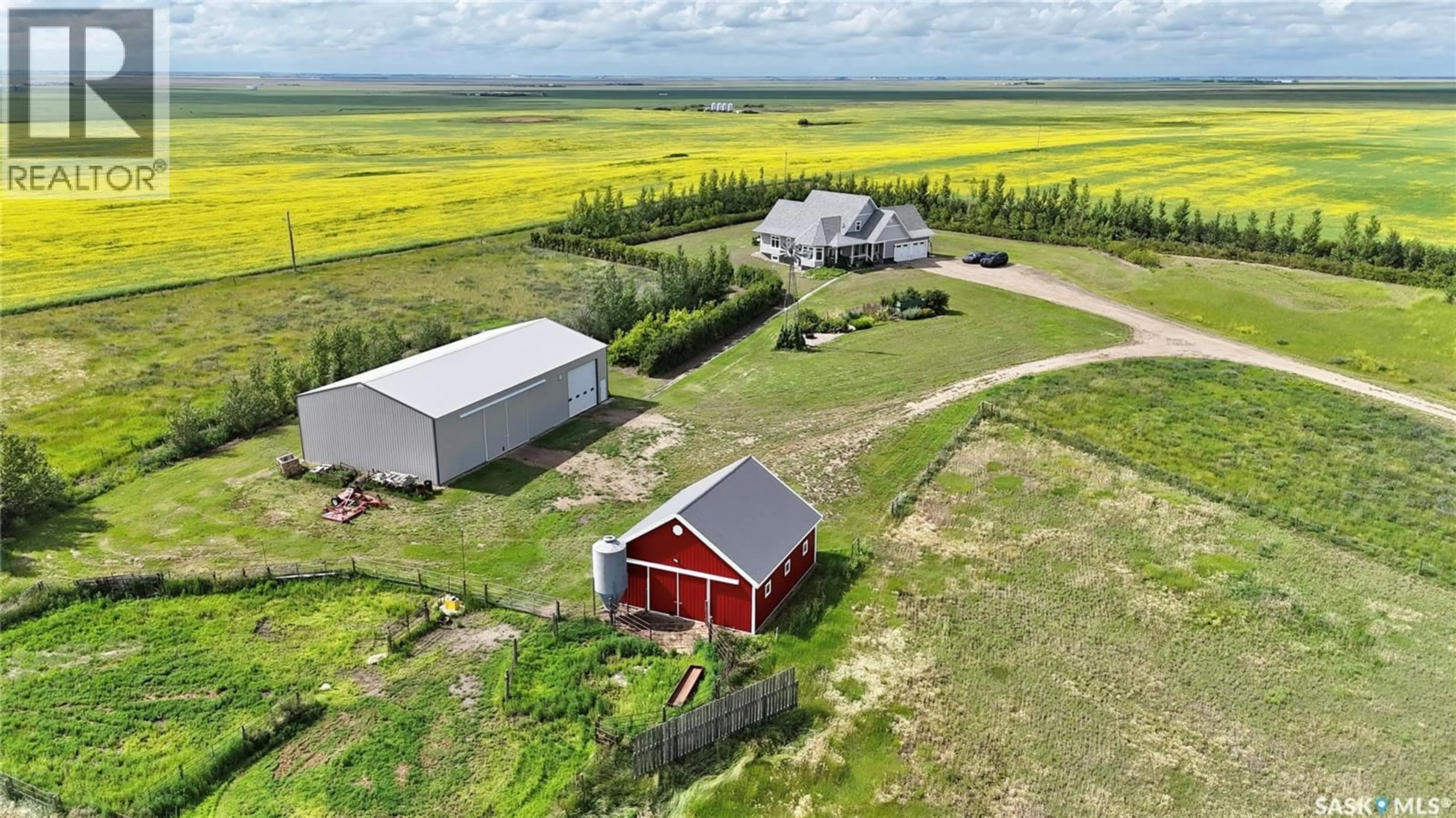 A pic from outside/outdoor area/front of a property/back of a property/a pic from drone, building for 15 OUTLOOK HIGHWAY, Outlook Saskatchewan S0L2N0