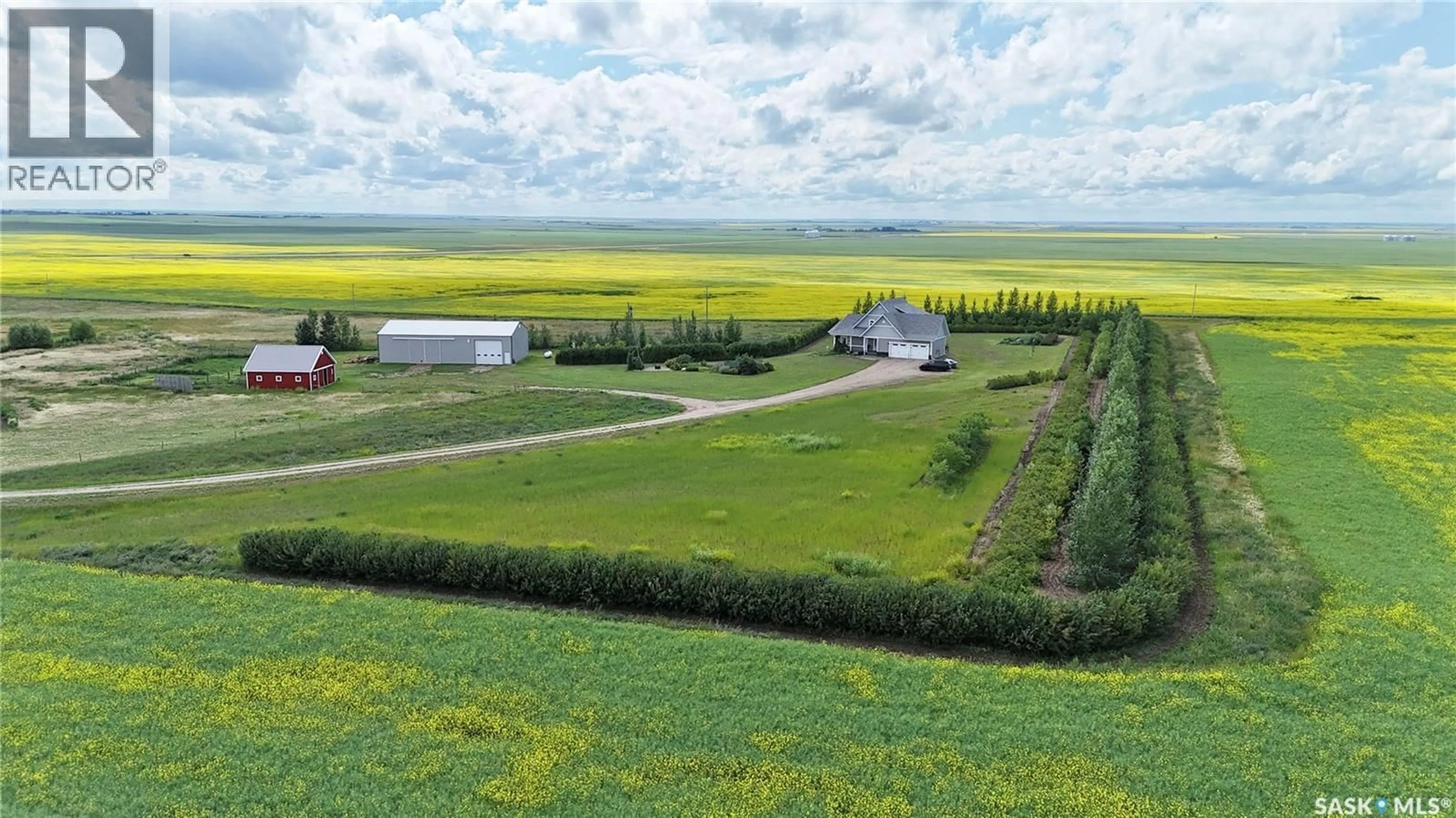 A pic from outside/outdoor area/front of a property/back of a property/a pic from drone, unknown for 15 OUTLOOK HIGHWAY, Outlook Saskatchewan S0L2N0