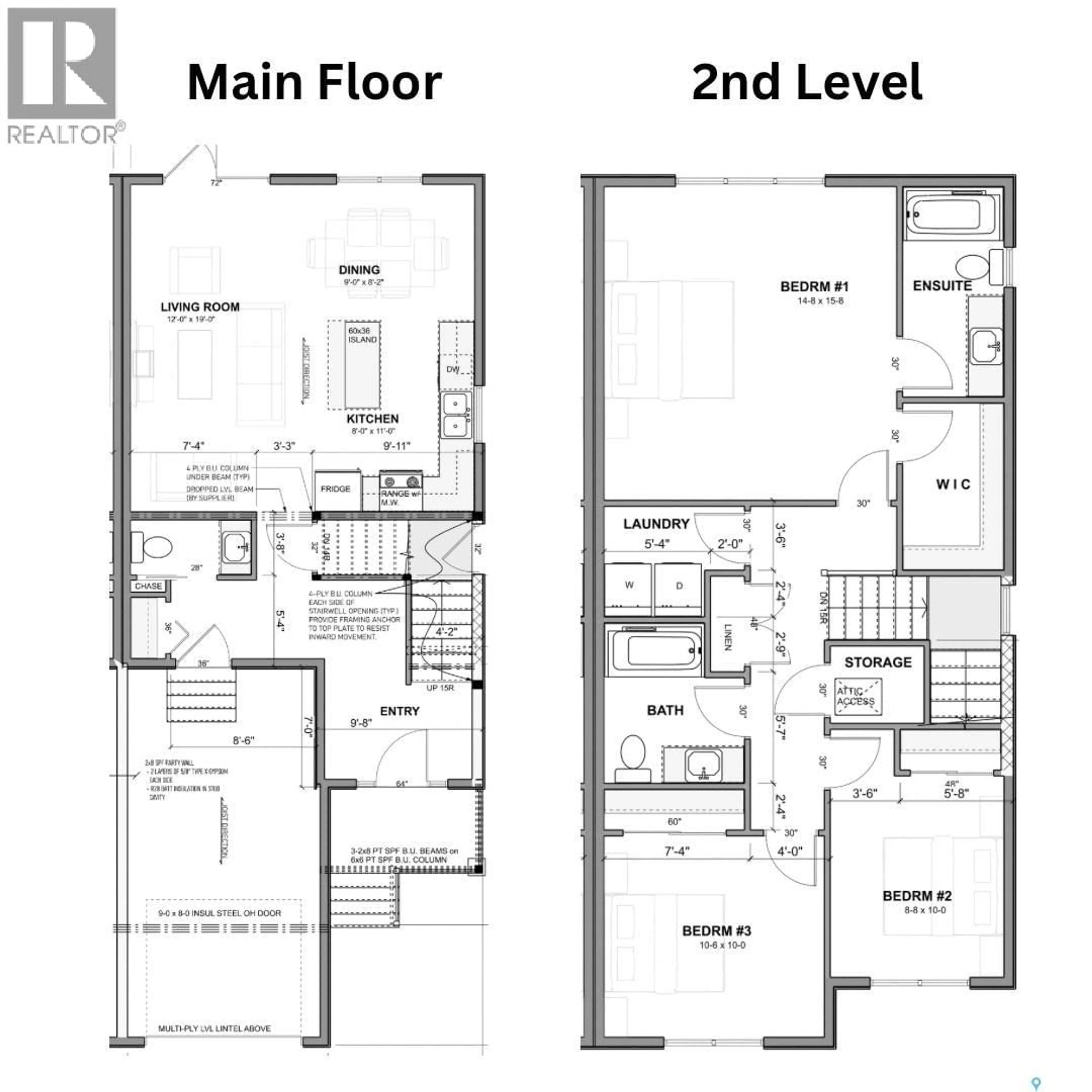 Floor plan for 104 THOMSON STREET, Outlook Saskatchewan S0L2N0