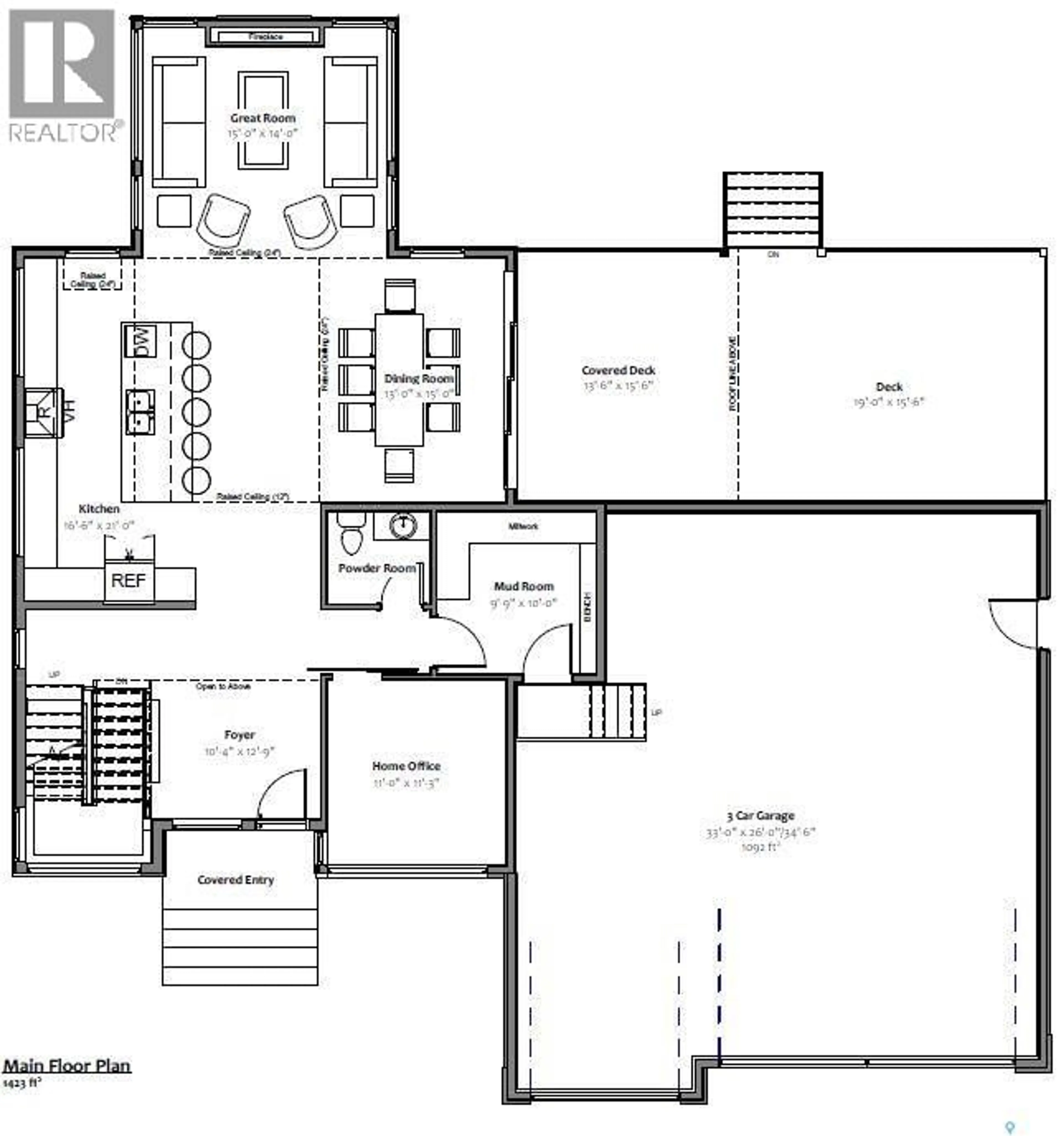 Floor plan for 548 GREENBRYRE BEND, Corman Park Rm No. 344 Saskatchewan S7V0J5