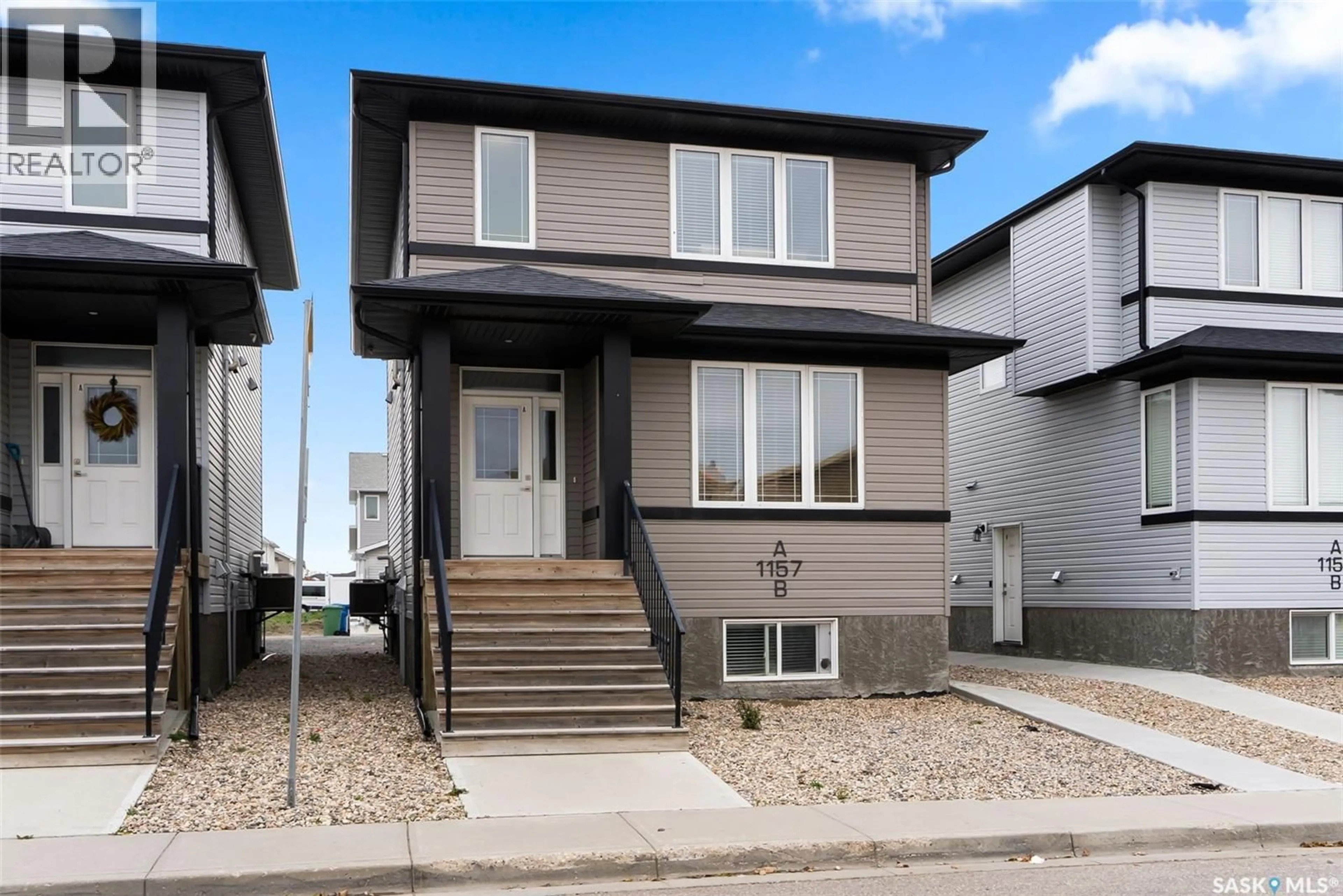 Home with vinyl exterior material, street for 1157 POLEY STREET, Regina Saskatchewan S4X0K2