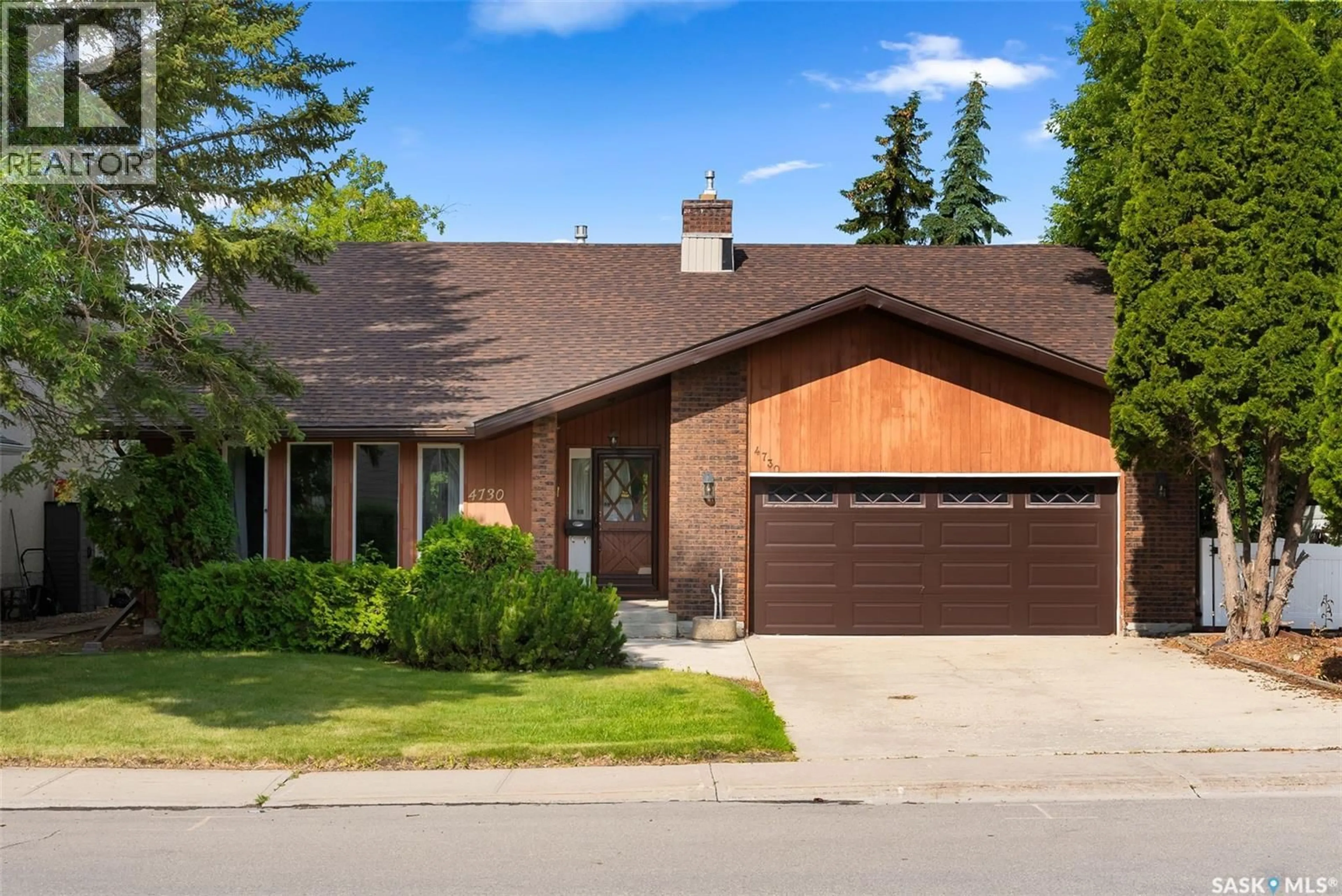 Home with brick exterior material, street for 4730 MCTAVISH STREET, Regina Saskatchewan S4S6N6