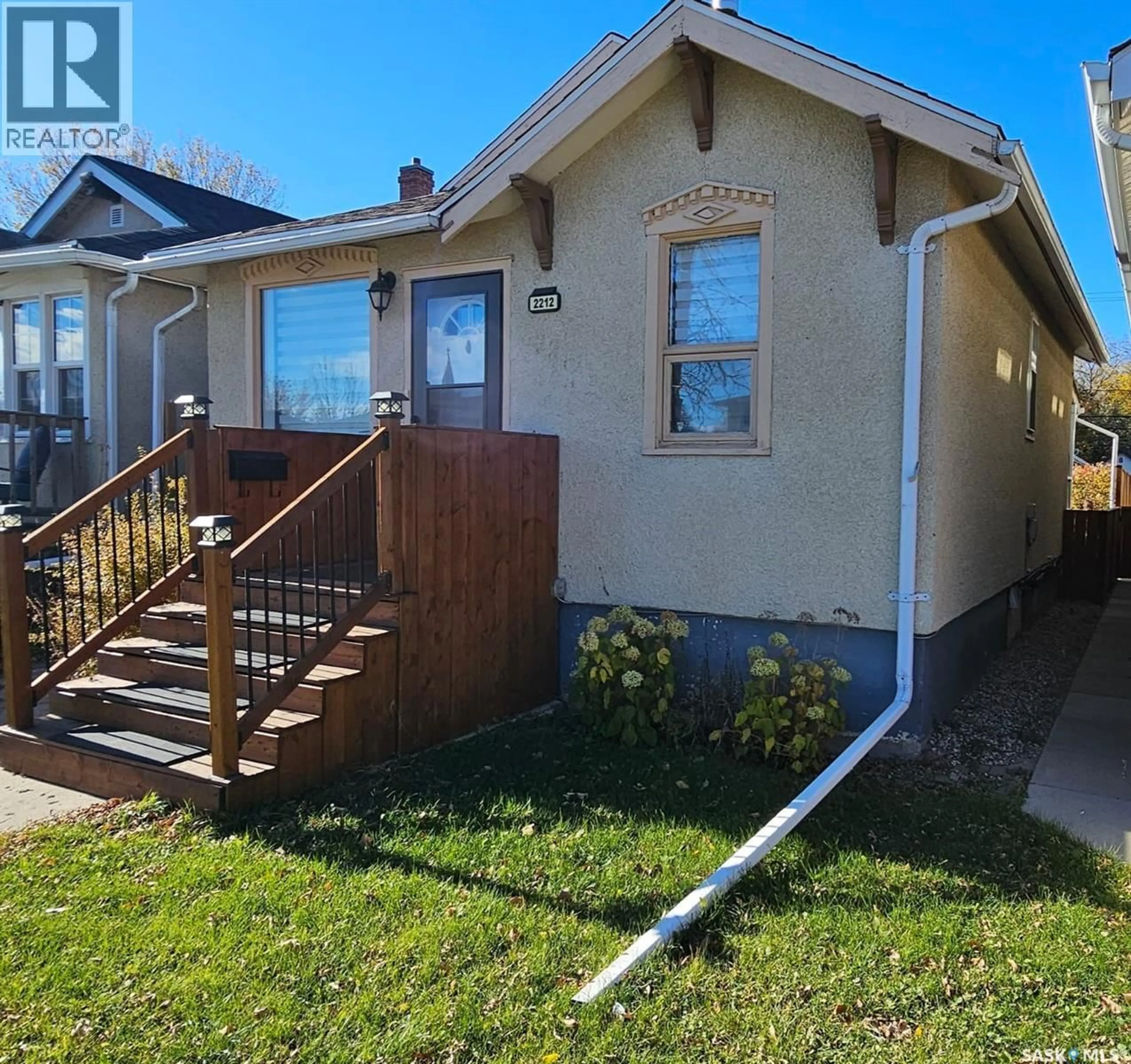 Home with vinyl exterior material, street for 2212 WALLACE STREET, Regina Saskatchewan S4N4N7