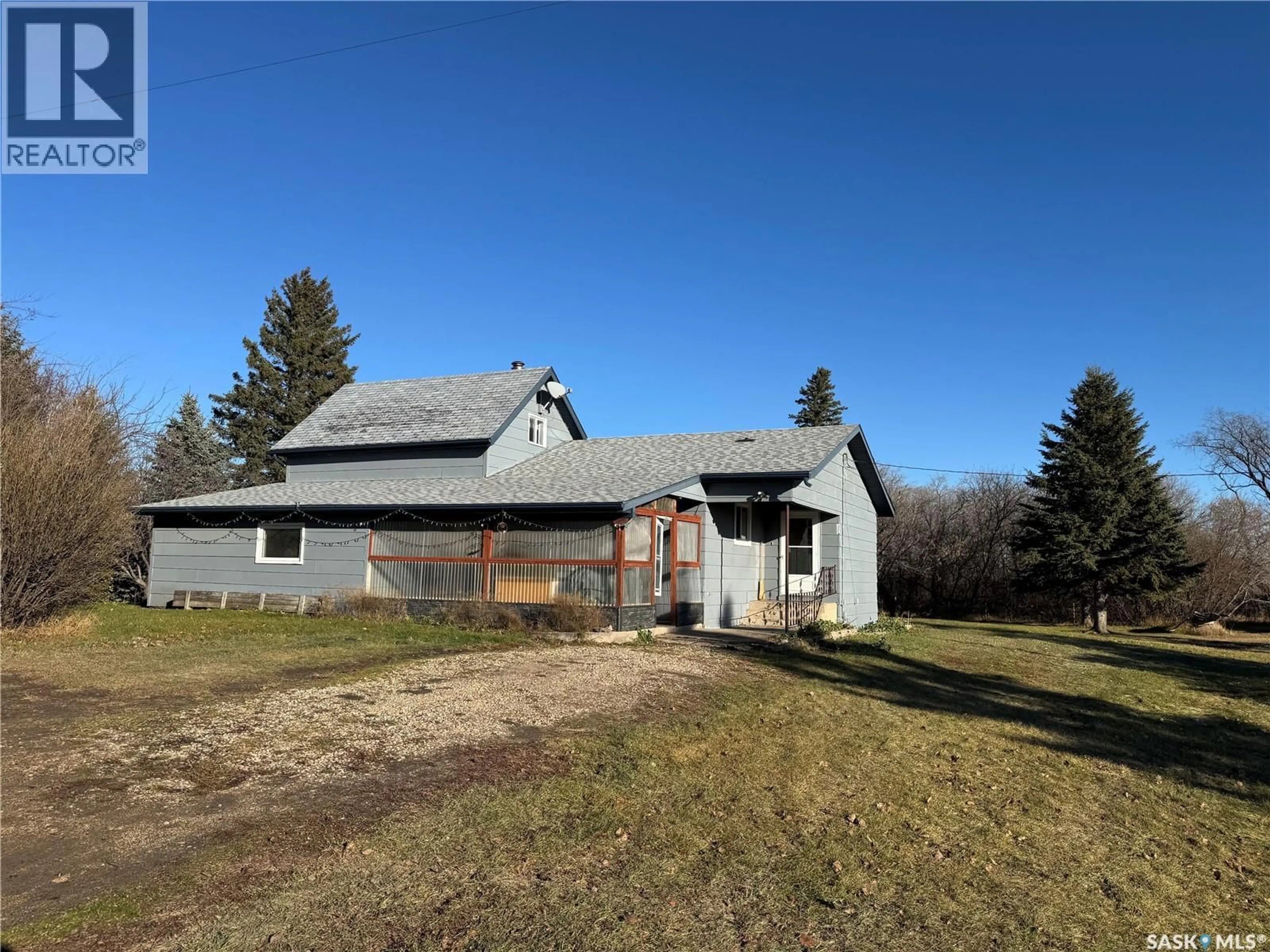 A pic from outside/outdoor area/front of a property/back of a property/a pic from drone, unknown for NEUFELD SPALDING ACREAGE, Spalding Rm No. 368 Saskatchewan S0K4C0