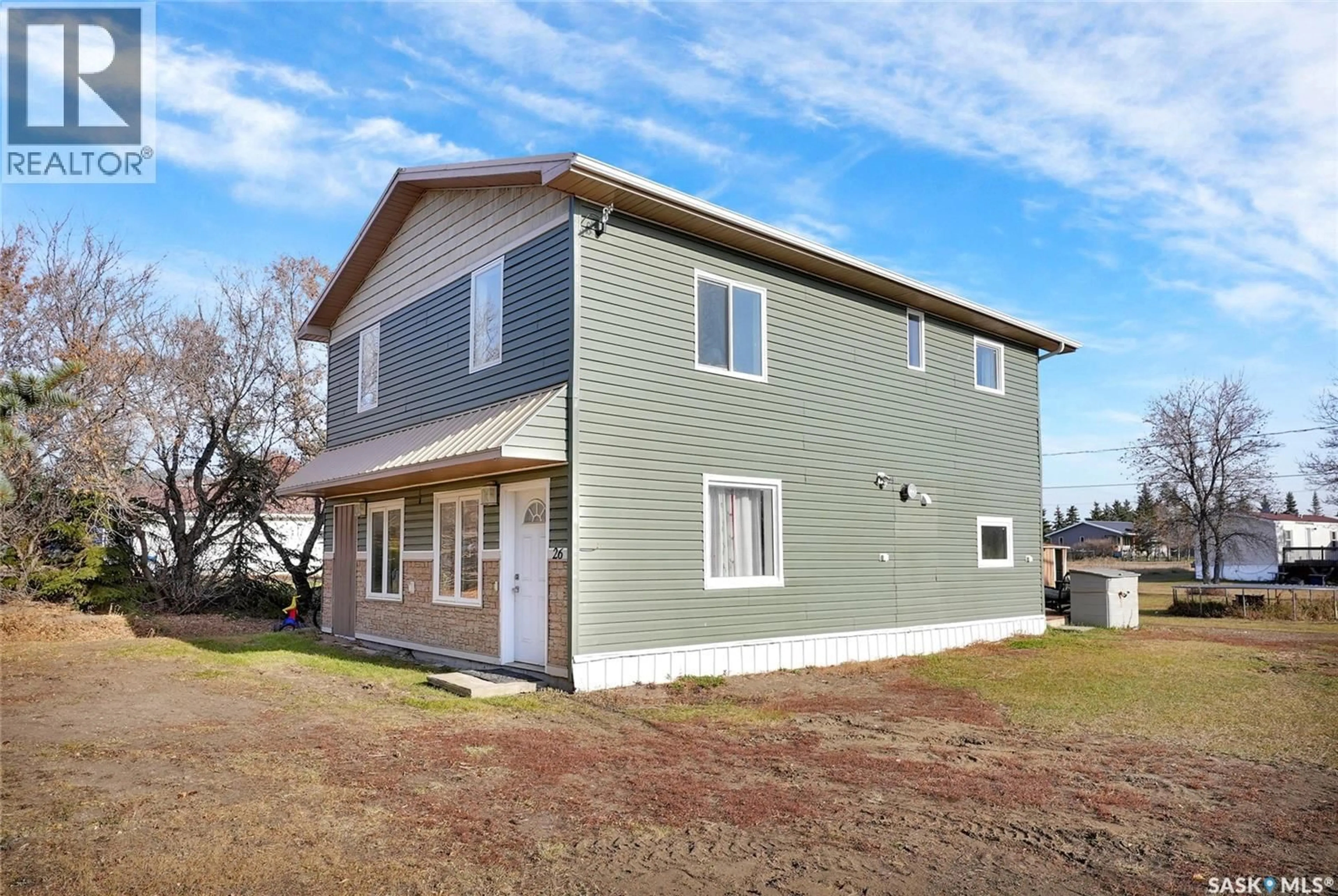 Home with vinyl exterior material, building for 26 MAIN STREET, Marquis Saskatchewan S0H2X0