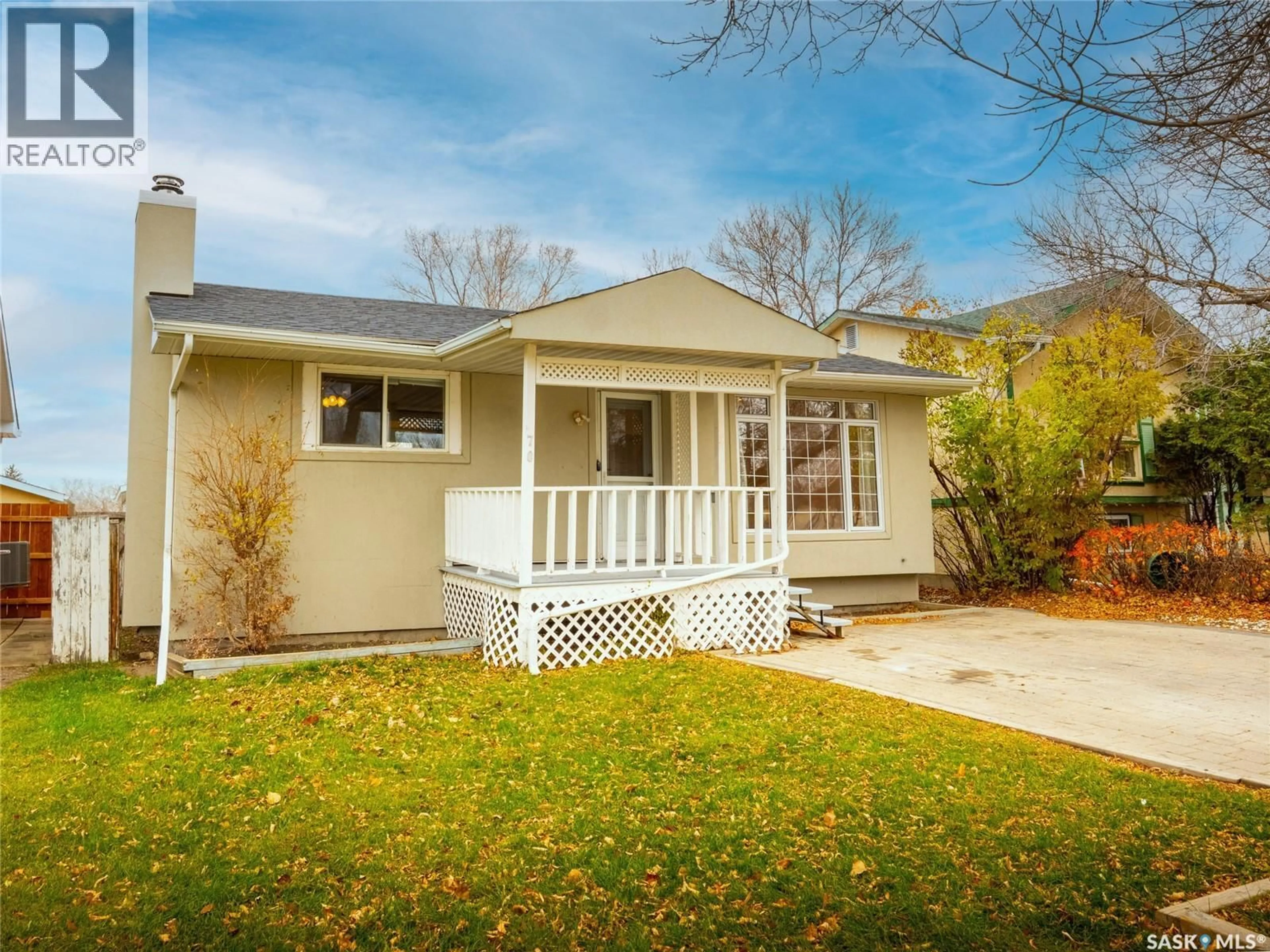 Home with vinyl exterior material, street for 70 READ AVENUE, Regina Saskatchewan S4T6P8