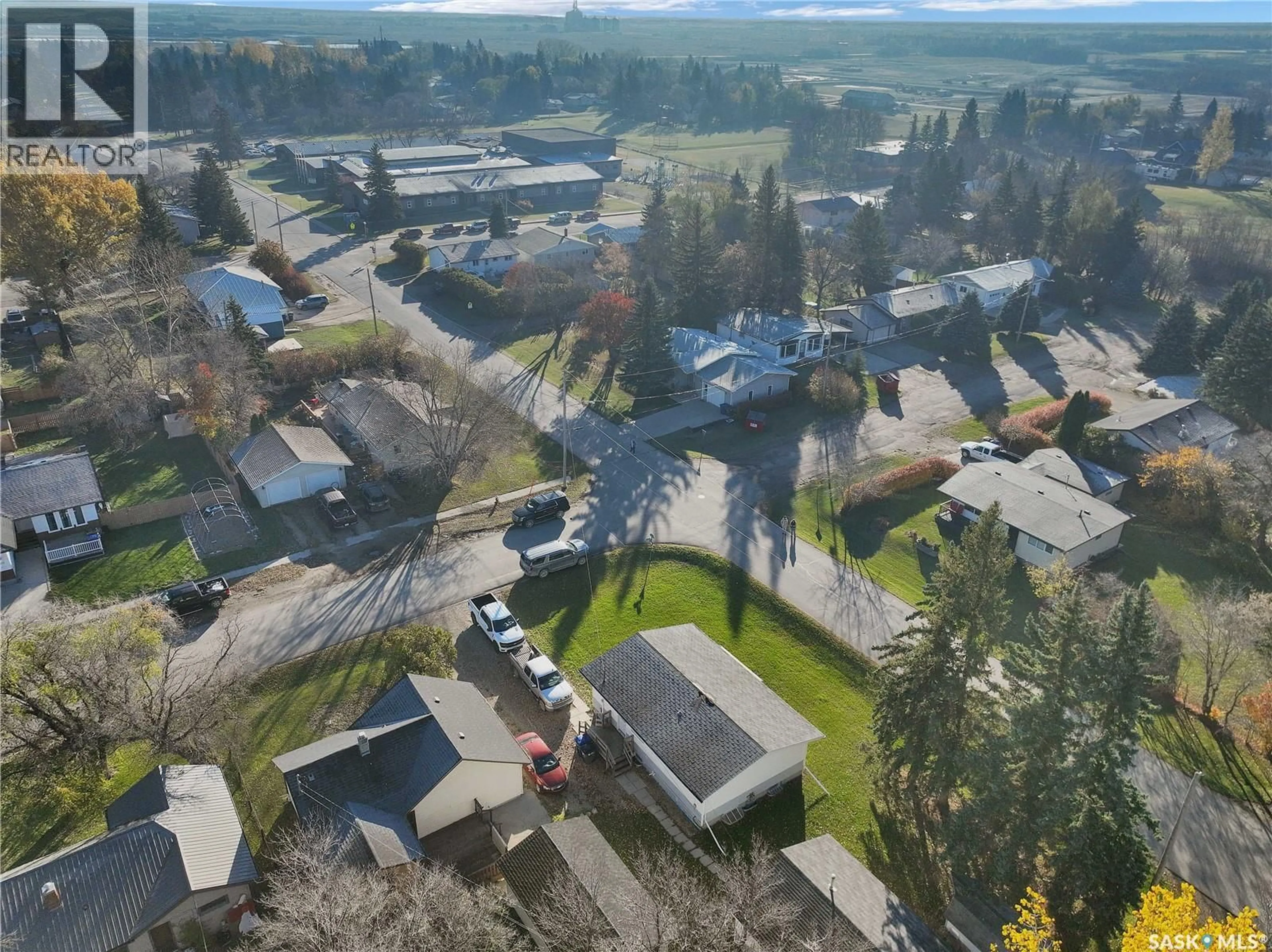 A pic from outside/outdoor area/front of a property/back of a property/a pic from drone, mountain view for 509 5TH AVENUE, Whitewood Saskatchewan S0G5C0