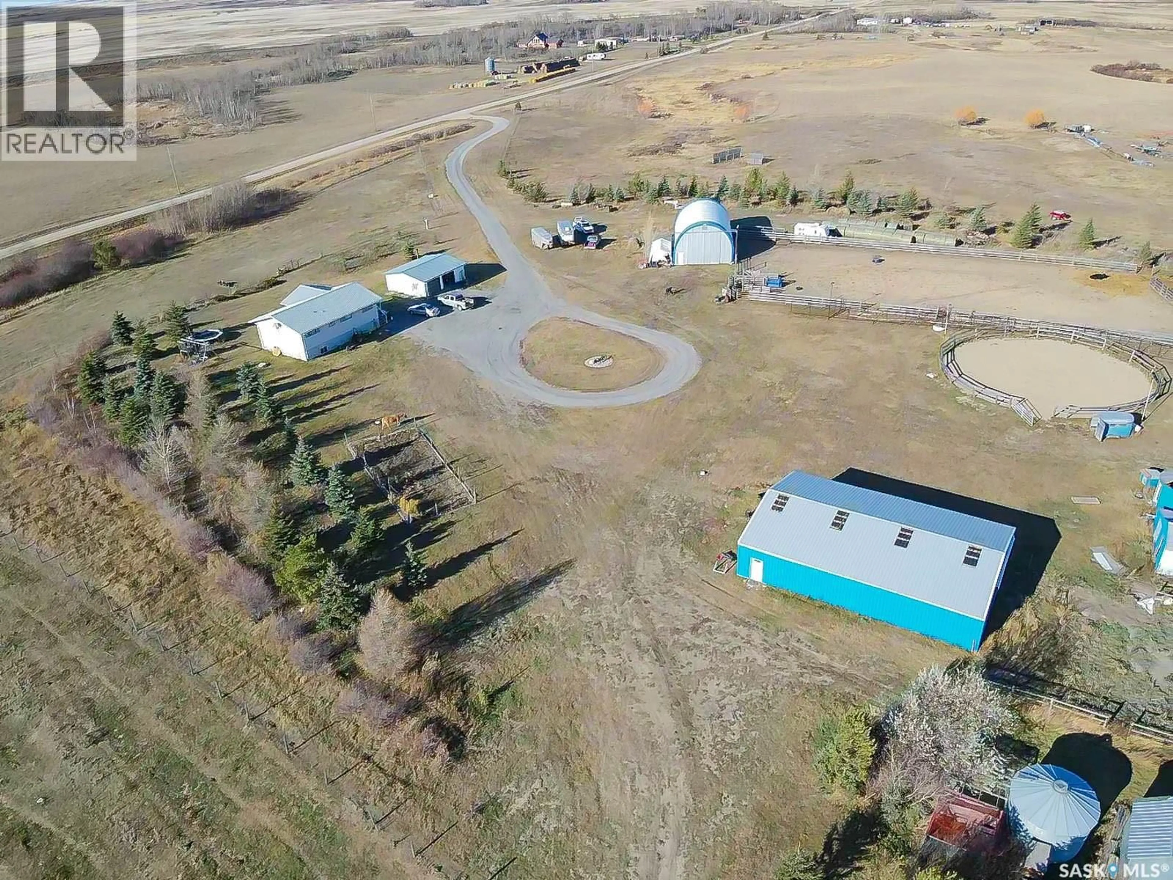 A pic from outside/outdoor area/front of a property/back of a property/a pic from drone, building for 20 ACRE YARD SITE, South Qu'Appelle Rm No. 157 Saskatchewan S0G0B7