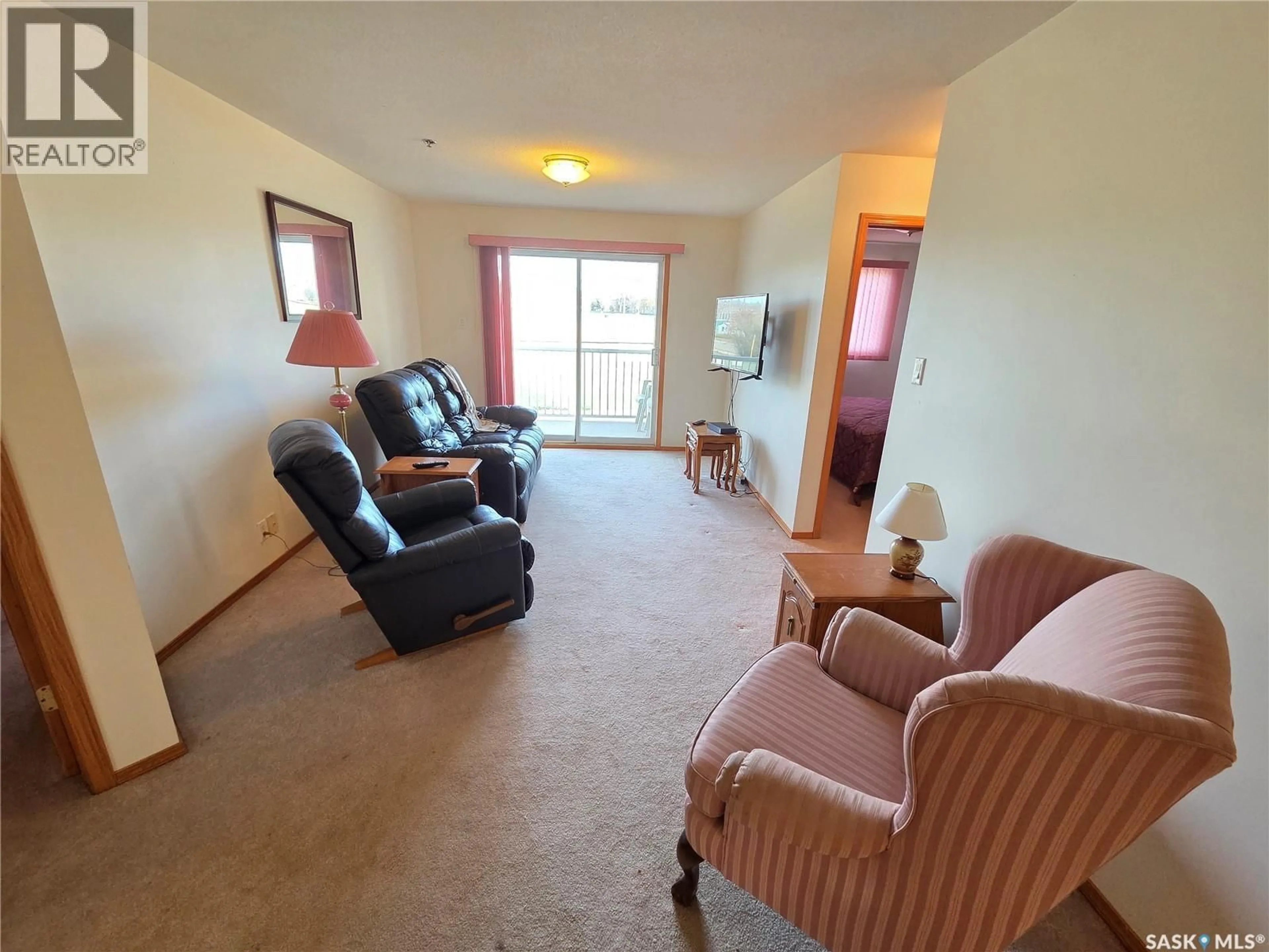 Living room with furniture, unknown for 106 - 605 3RD AVENUE, Moose Jaw Saskatchewan S6H0L6