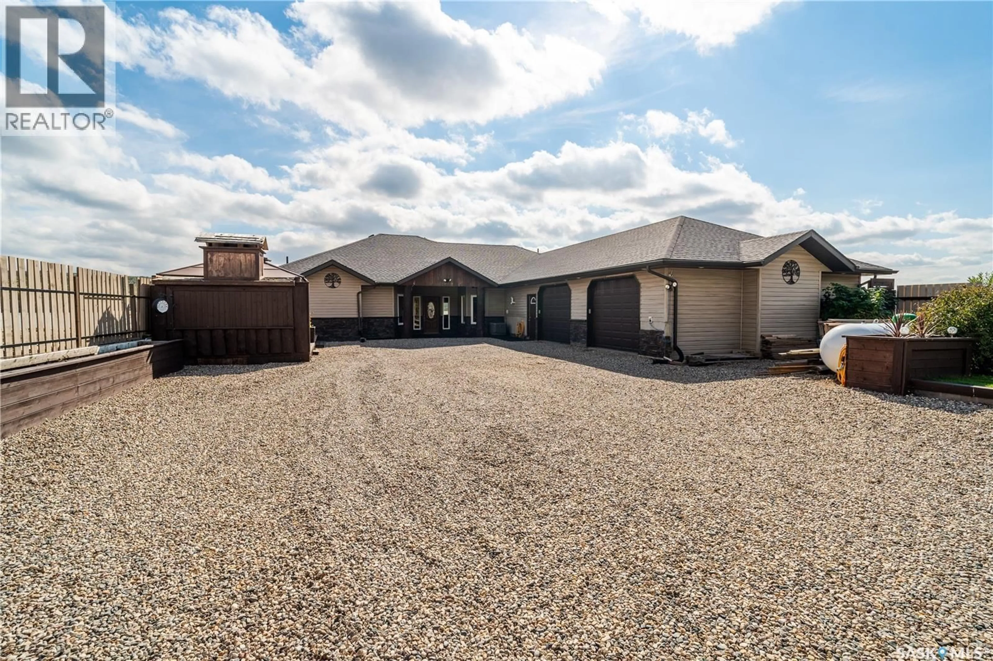 A pic from outside/outdoor area/front of a property/back of a property/a pic from drone, unknown for 244 MOOSE ROAD, Crooked Lake Saskatchewan S0G2B0