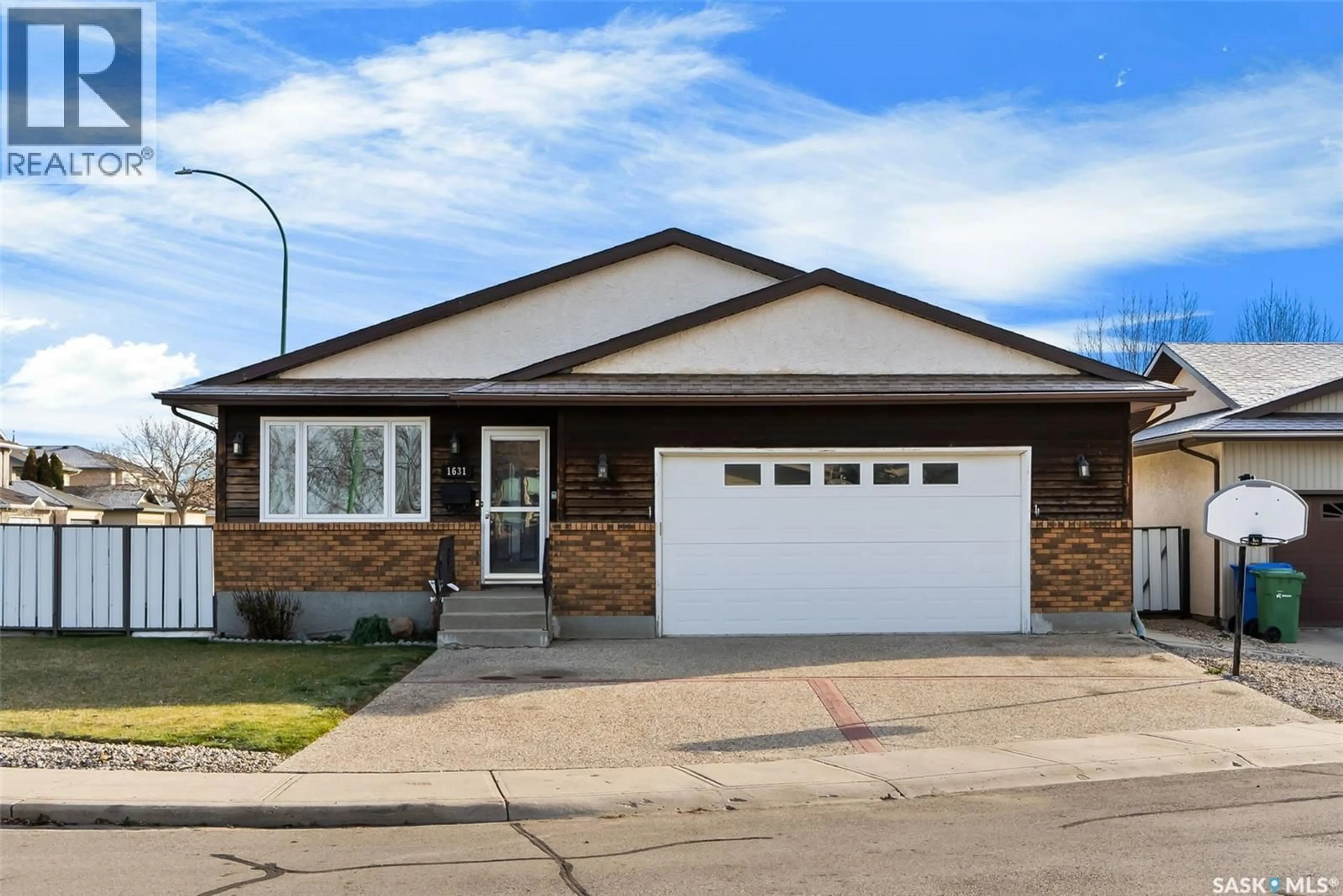 Home with brick exterior material, street for 1631 HIRD COURT, Regina Saskatchewan S4X4G7