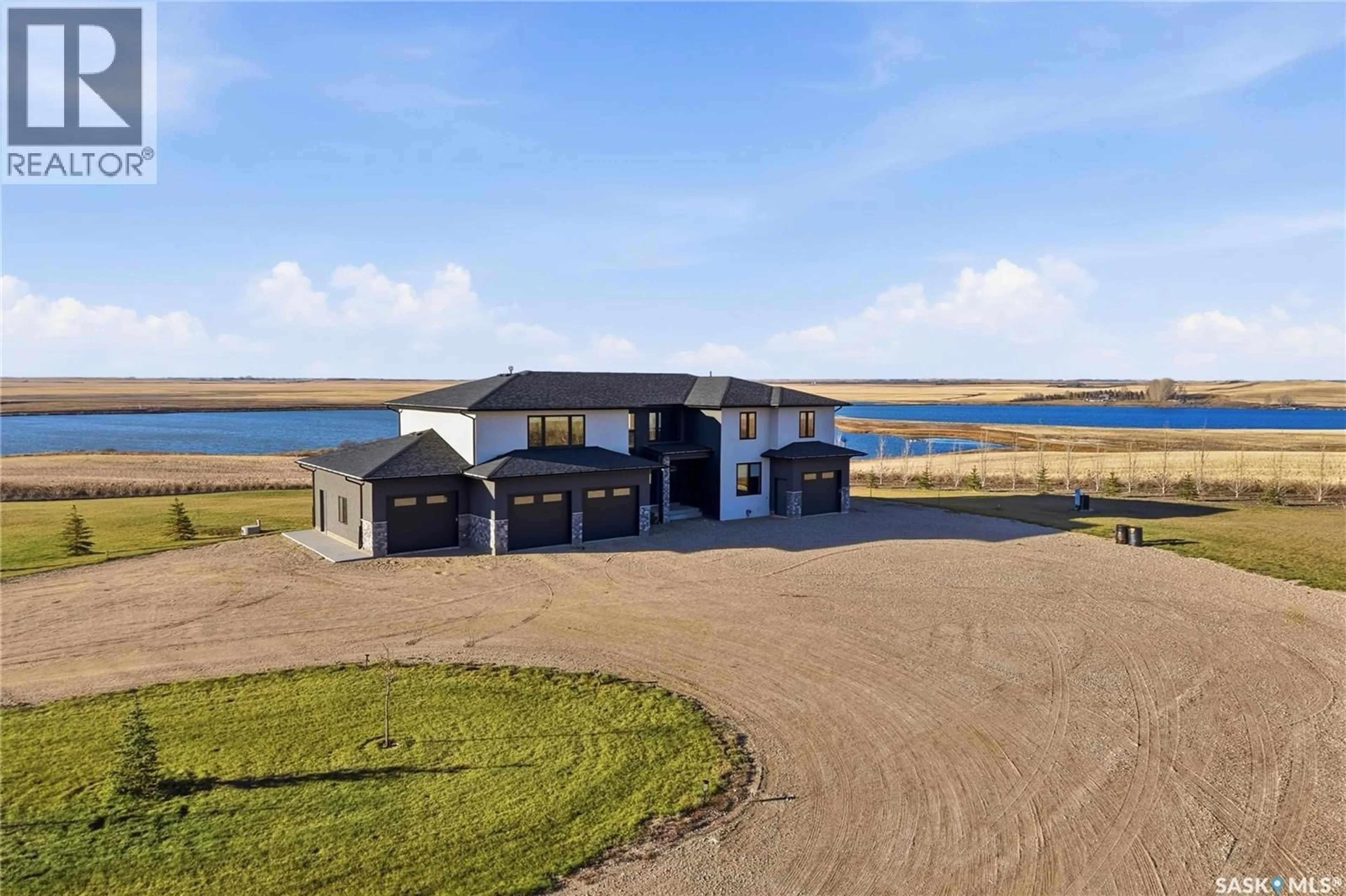 A pic from outside/outdoor area/front of a property/back of a property/a pic from drone, water/lake/river/ocean view for TOYE ACREAGE, Grant Rm No. 372 Saskatchewan S0K3W0
