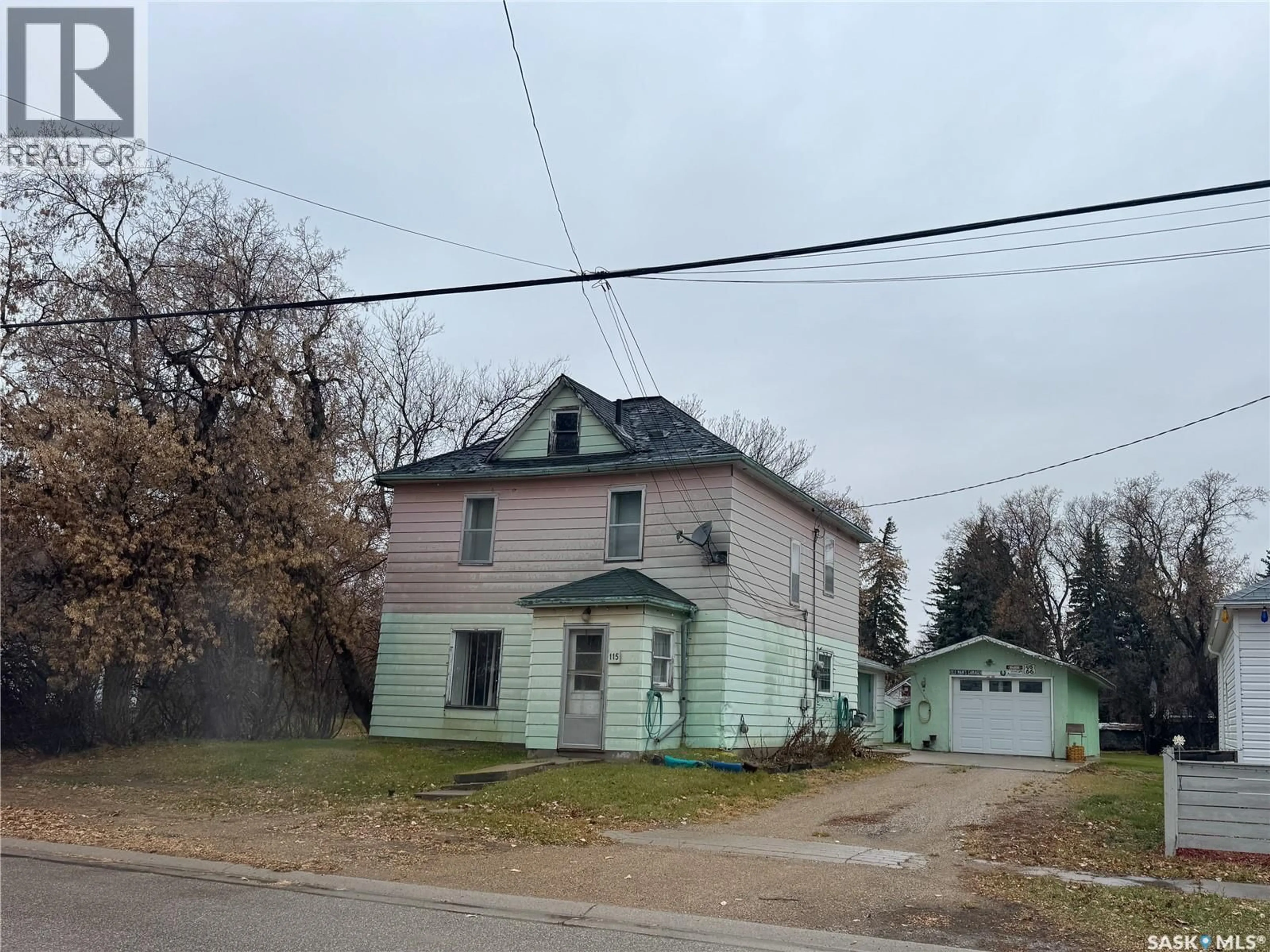 A pic from outside/outdoor area/front of a property/back of a property/a pic from drone, street for 115 DEWDNEY STREET, Indian Head Saskatchewan S0G2K0