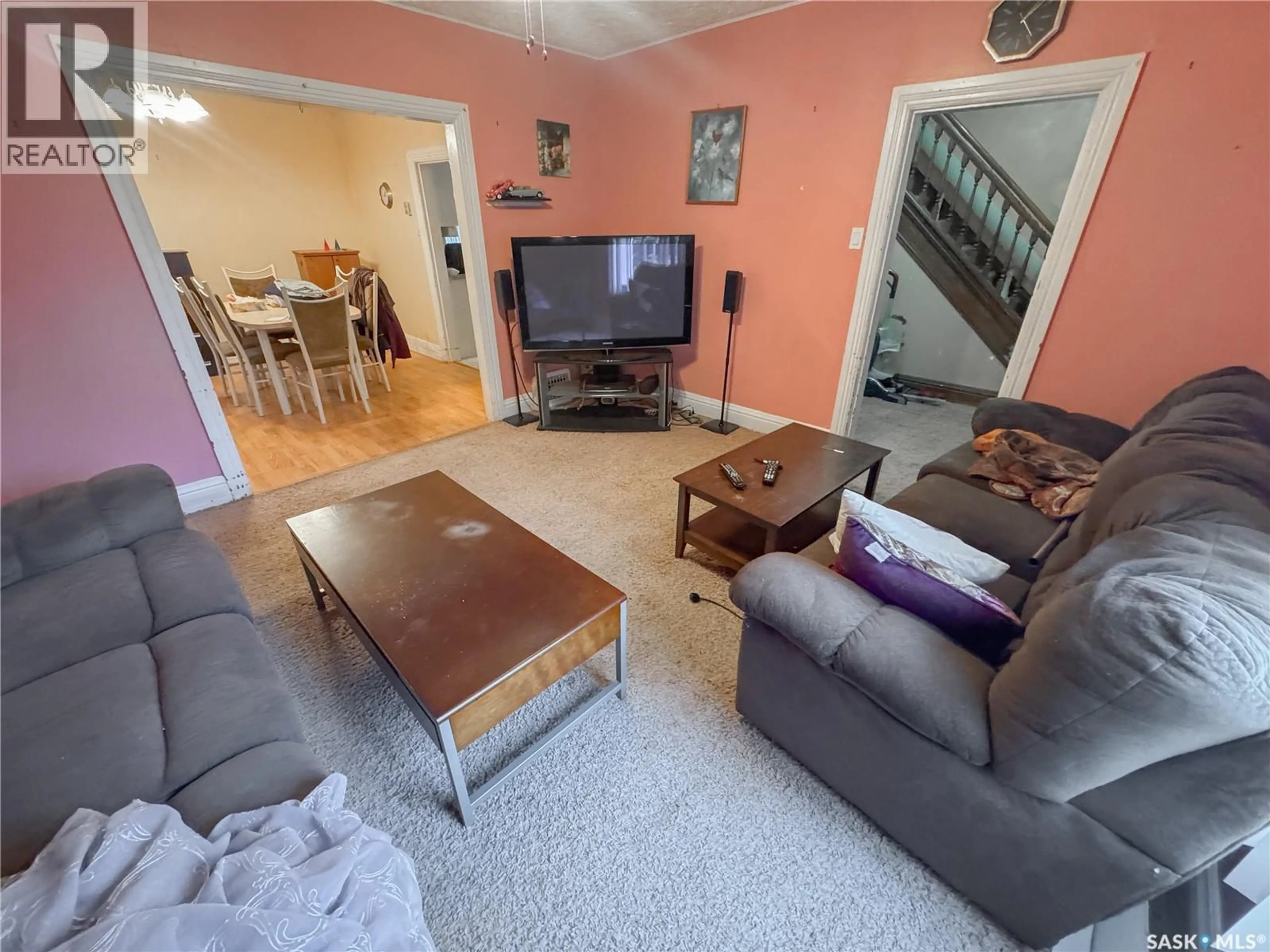 Living room with furniture, floor is not visible for 115 DEWDNEY STREET, Indian Head Saskatchewan S0G2K0
