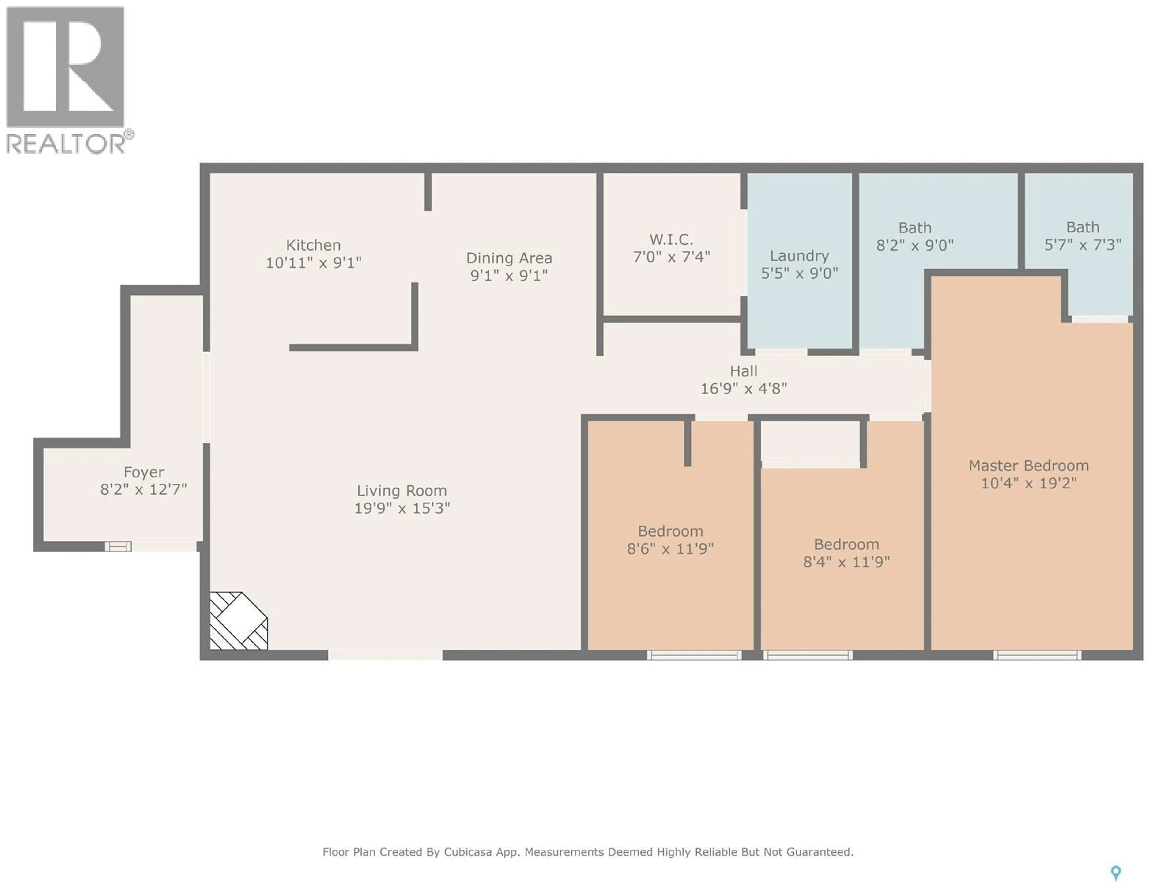 Floor plan for 616 425 115TH STREET, Saskatoon Saskatchewan S7N2E5