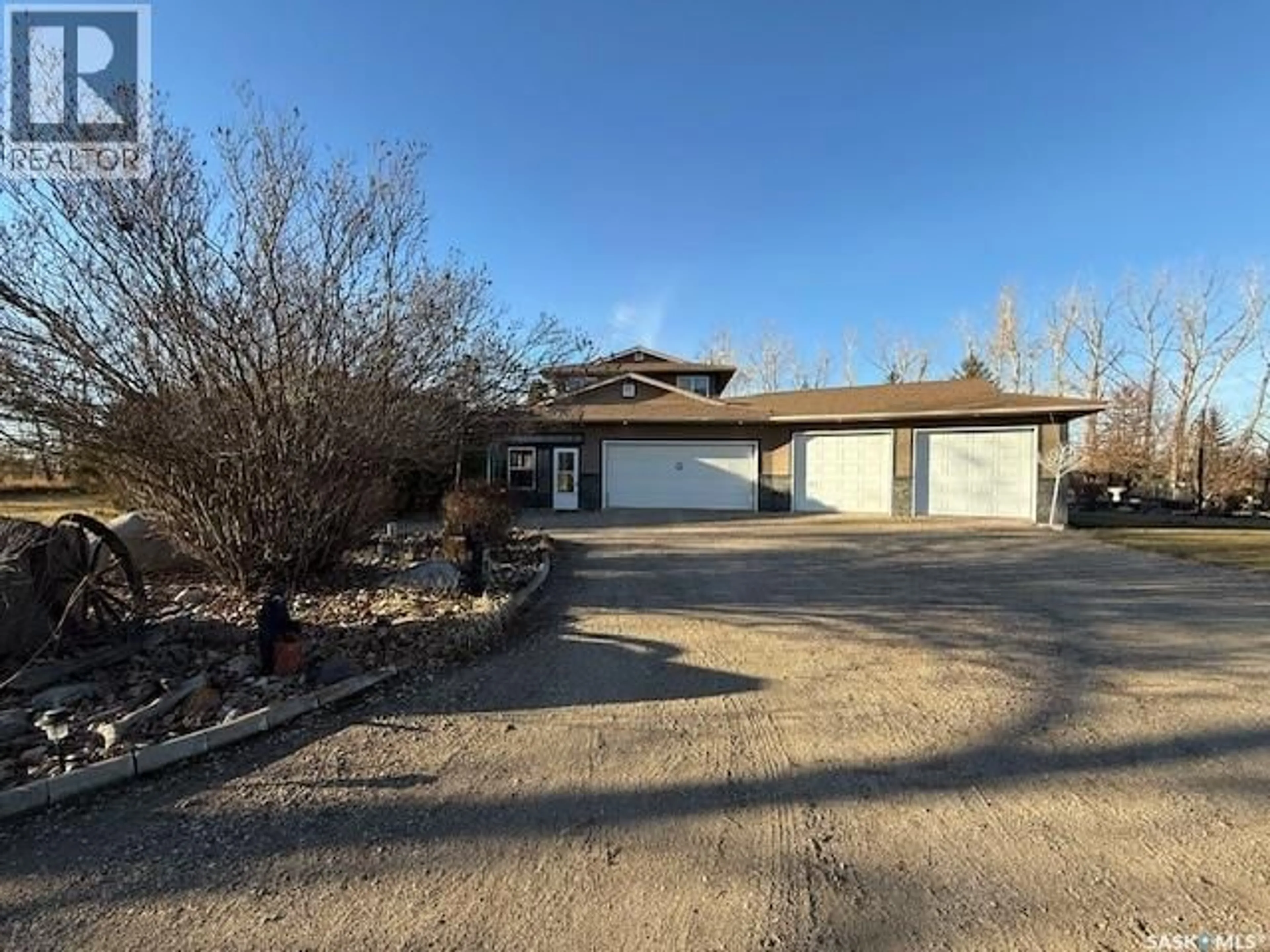 A pic from outside/outdoor area/front of a property/back of a property/a pic from drone, street for ALLIN ACREAGE, Orkney Rm No. 244 Saskatchewan S3N2V6