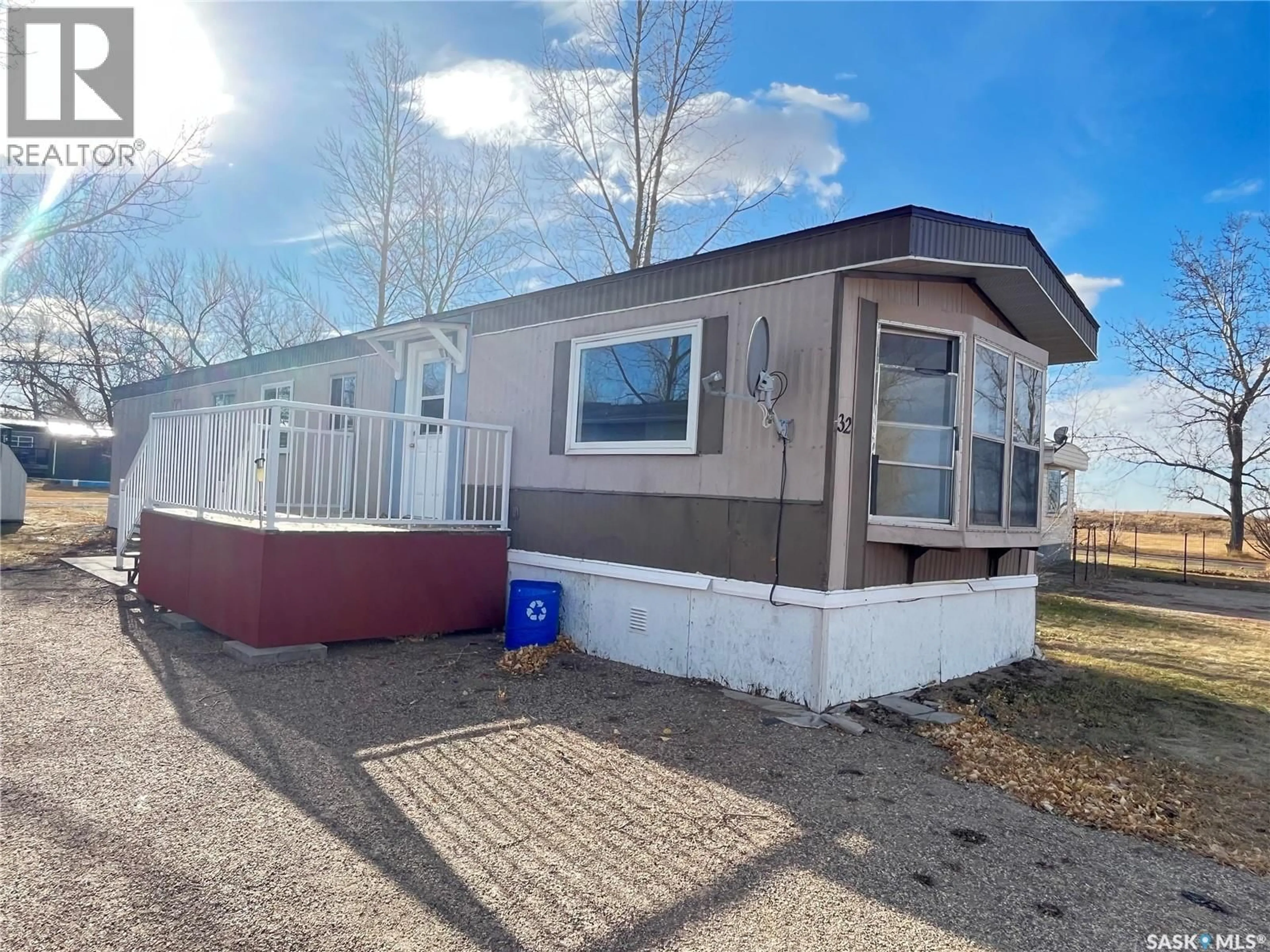 Home with vinyl exterior material, street for CYPRESS MOBILE HOME PARK, Maple Creek Saskatchewan S0N1N0
