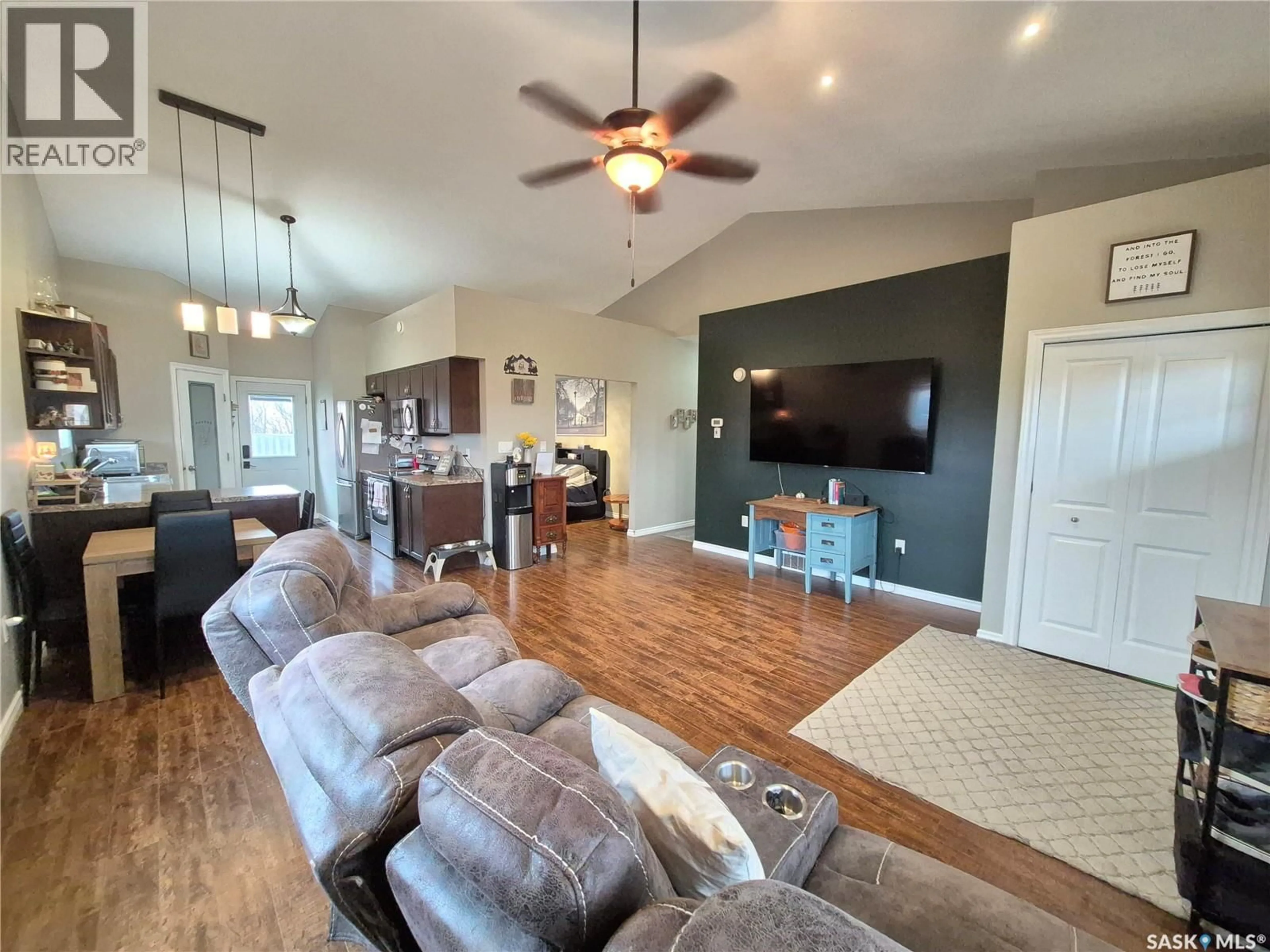 Living room with furniture, unknown for 712 RAILWAY AVENUE, Pangman Saskatchewan S0C2C0