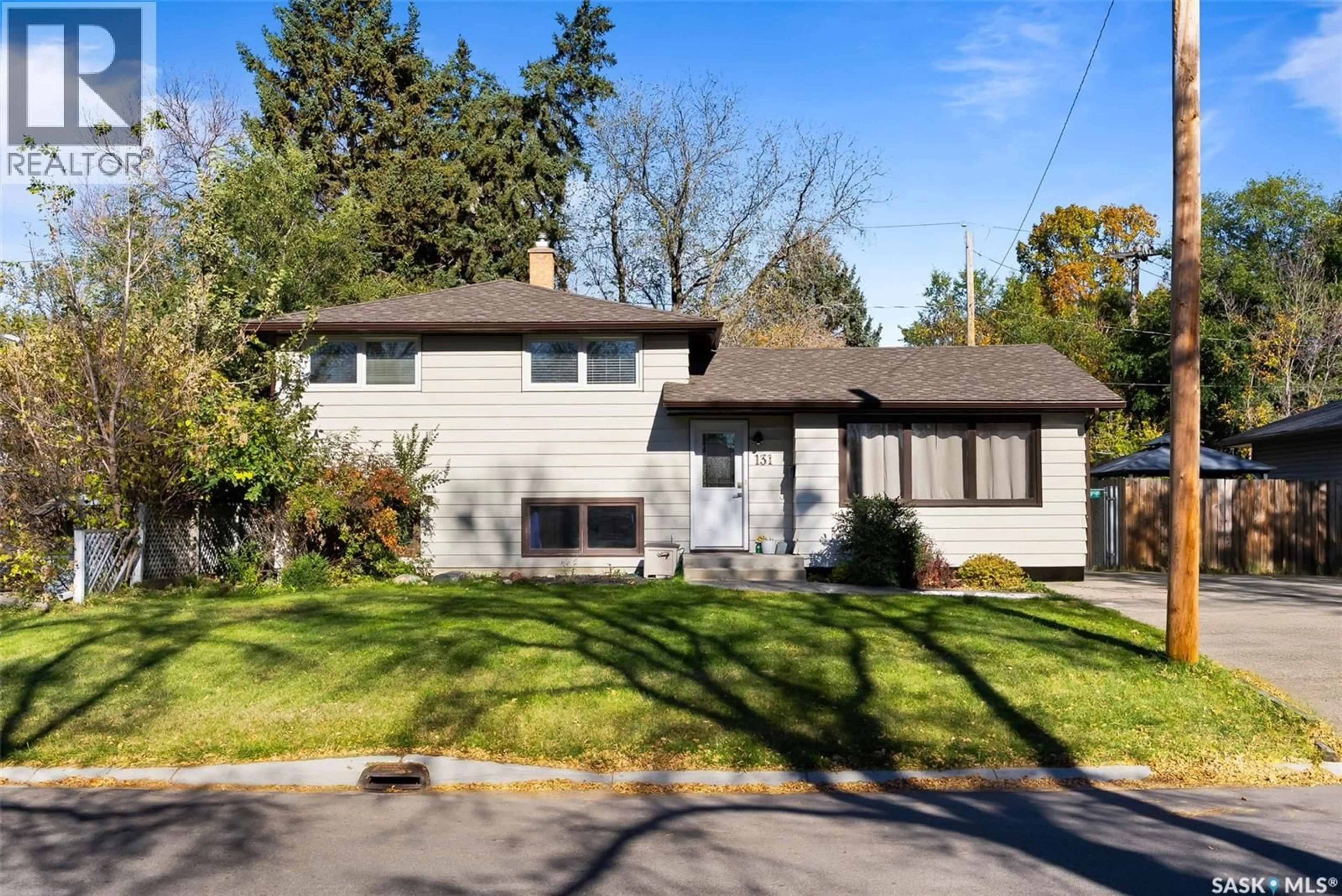 Home with vinyl exterior material, street for 131 DAFFODIL CRESCENT, Regina Saskatchewan S4S5A5