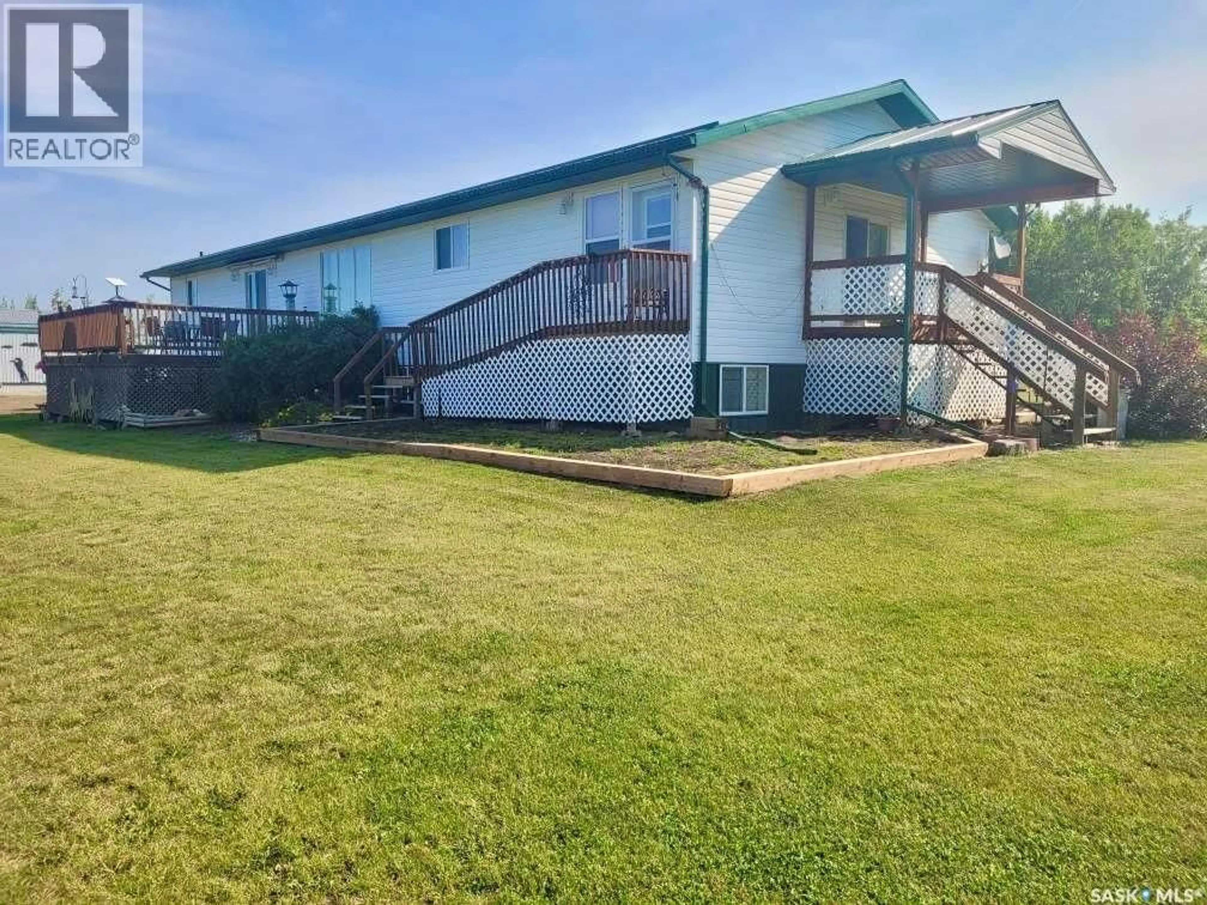 A pic from outside/outdoor area/front of a property/back of a property/a pic from drone, water/lake/river/ocean view for 9 KM WEST OF MAKWA, Loon Lake Rm No. 561 Saskatchewan S0M1L0