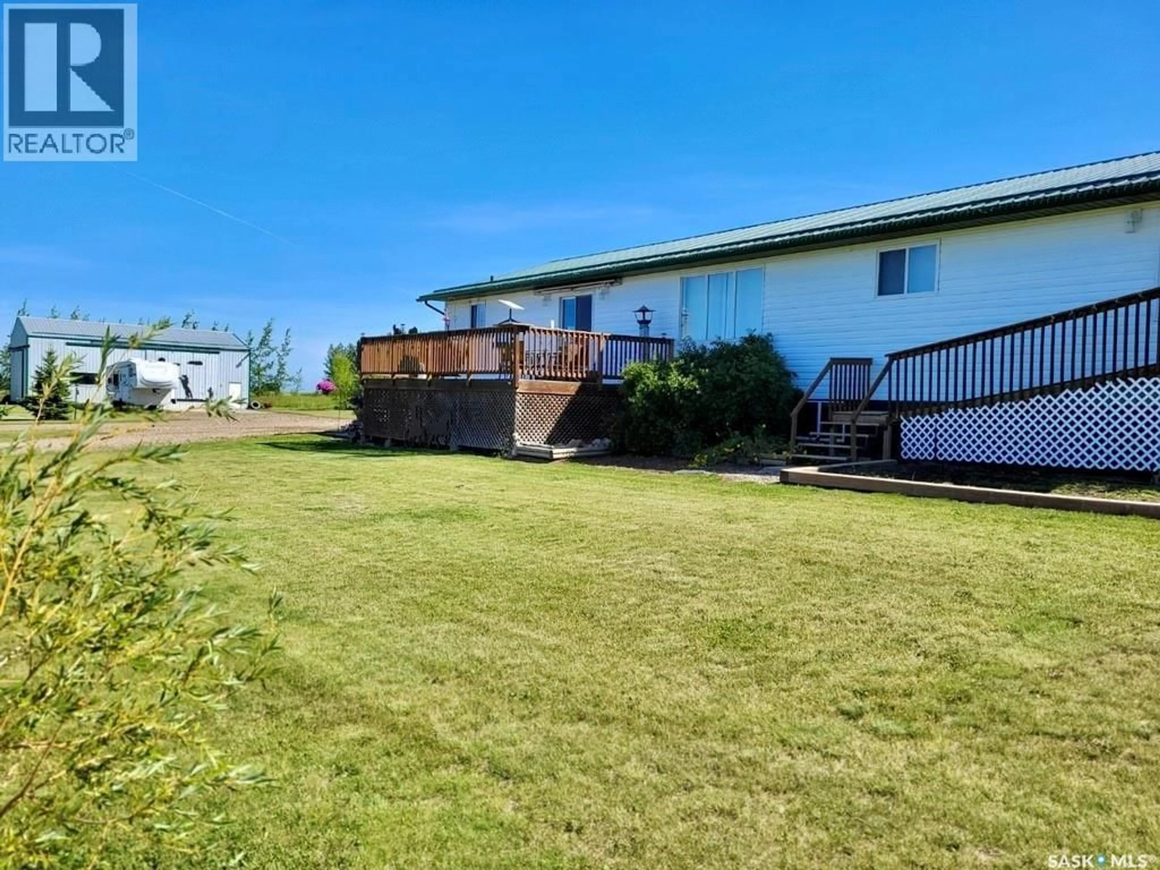 A pic from outside/outdoor area/front of a property/back of a property/a pic from drone, water/lake/river/ocean view for 9 KM WEST OF MAKWA, Loon Lake Rm No. 561 Saskatchewan S0M1L0