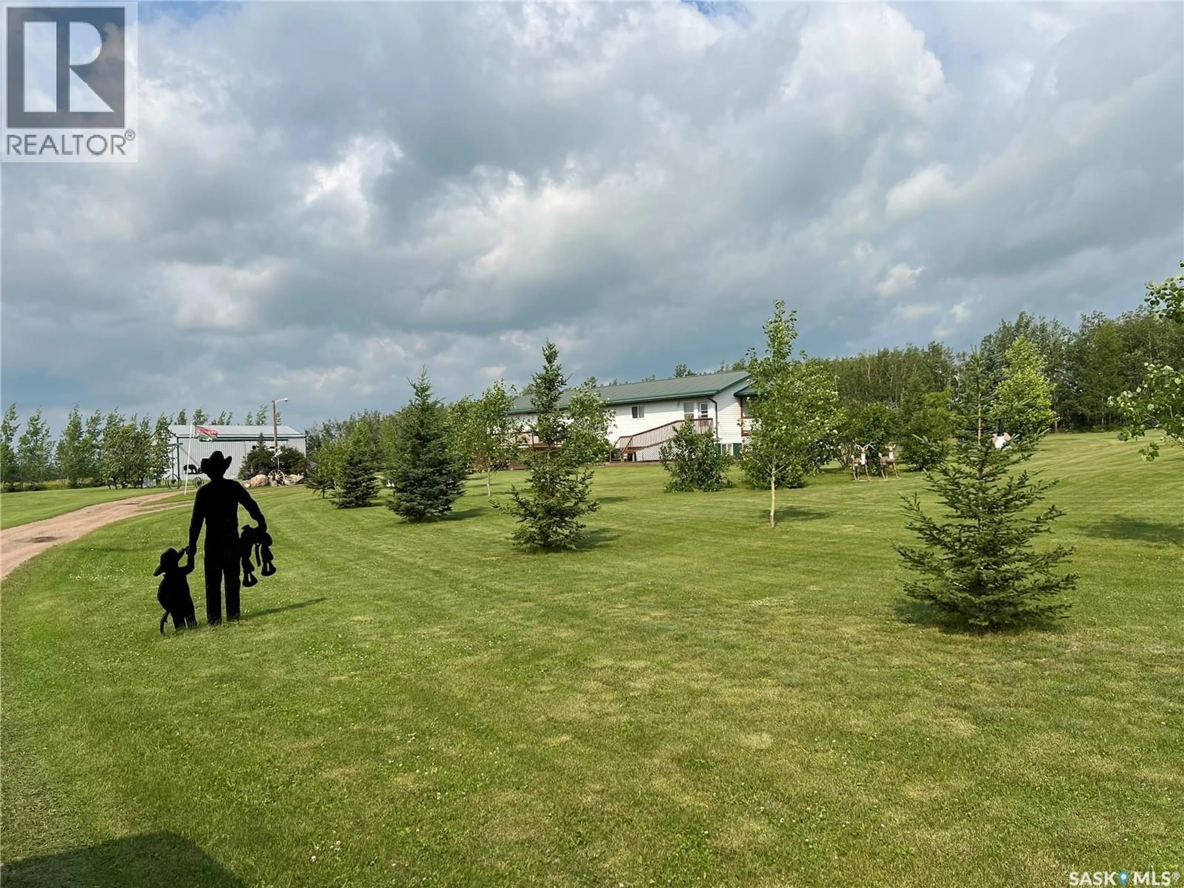 A pic from outside/outdoor area/front of a property/back of a property/a pic from drone, mountain view for 9 KM WEST OF MAKWA, Loon Lake Rm No. 561 Saskatchewan S0M1L0