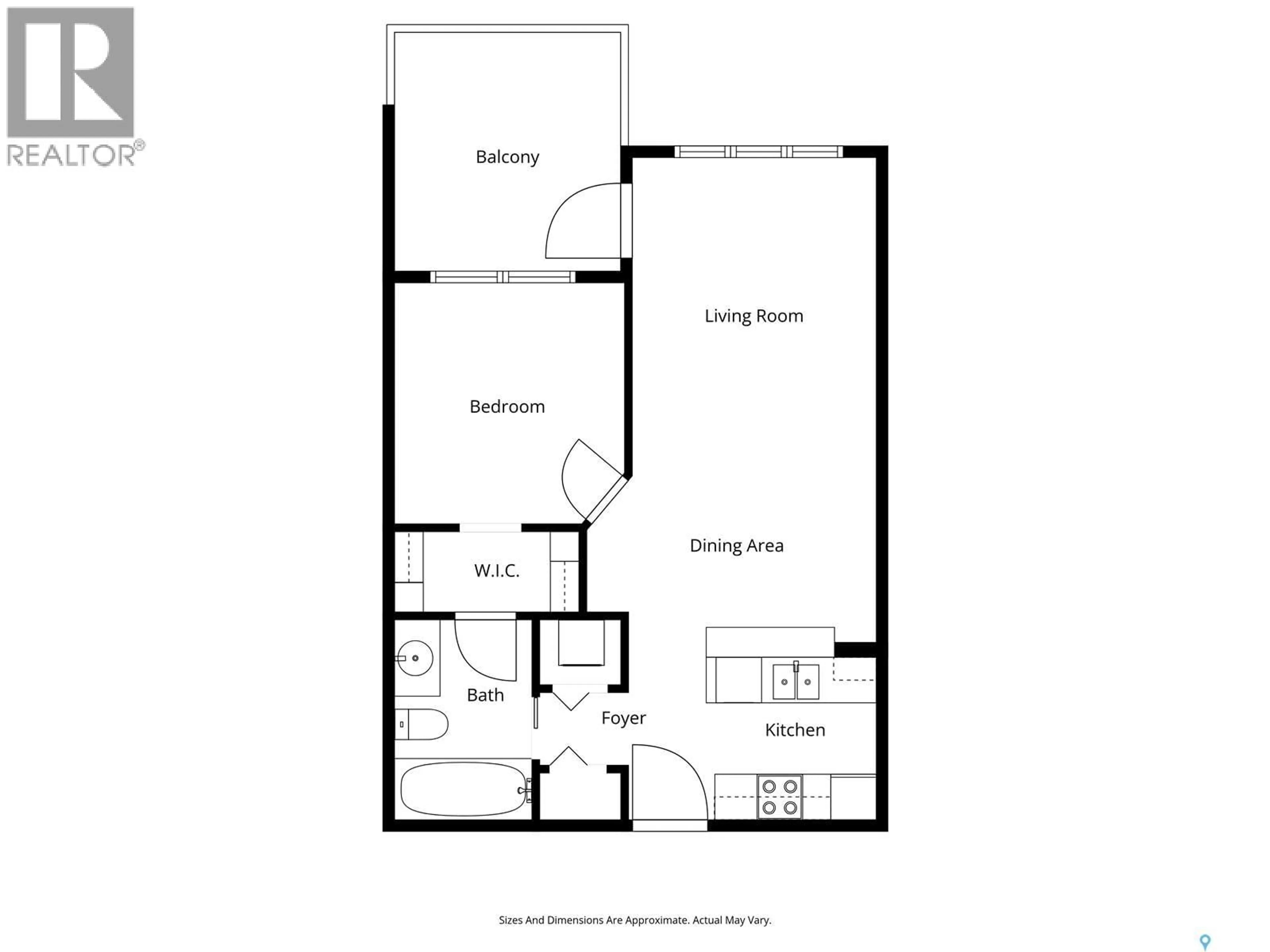 Floor plan for 111 1220 BLACKFOOT DRIVE, Regina Saskatchewan S4S6T2