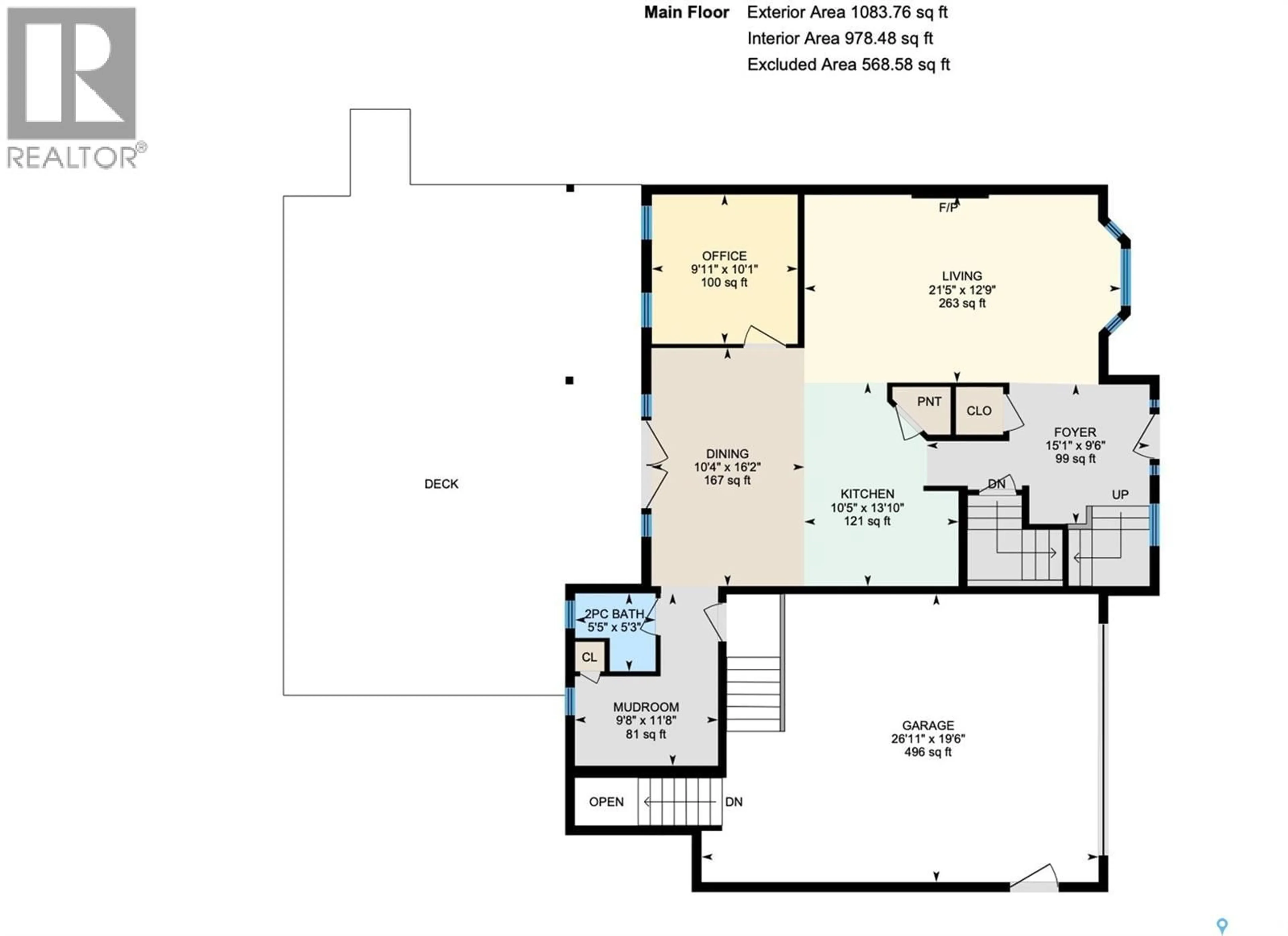 Floor plan for 615 HODGSON DRIVE, Swift Current Saskatchewan S9H0B4
