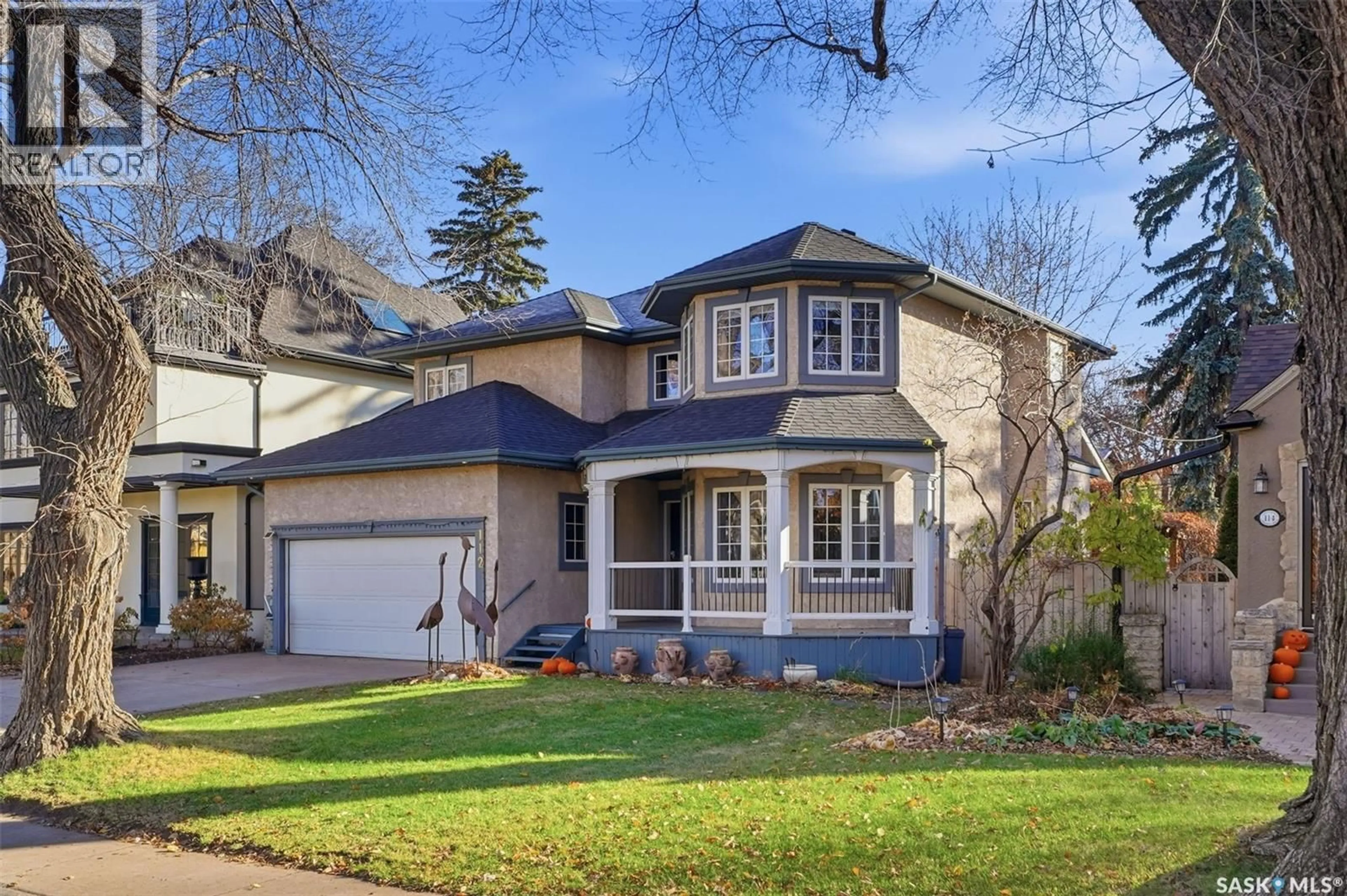 Home with brick exterior material, street for 112 SASKATCHEWAN CRESCENT, Saskatoon Saskatchewan S7M0A5