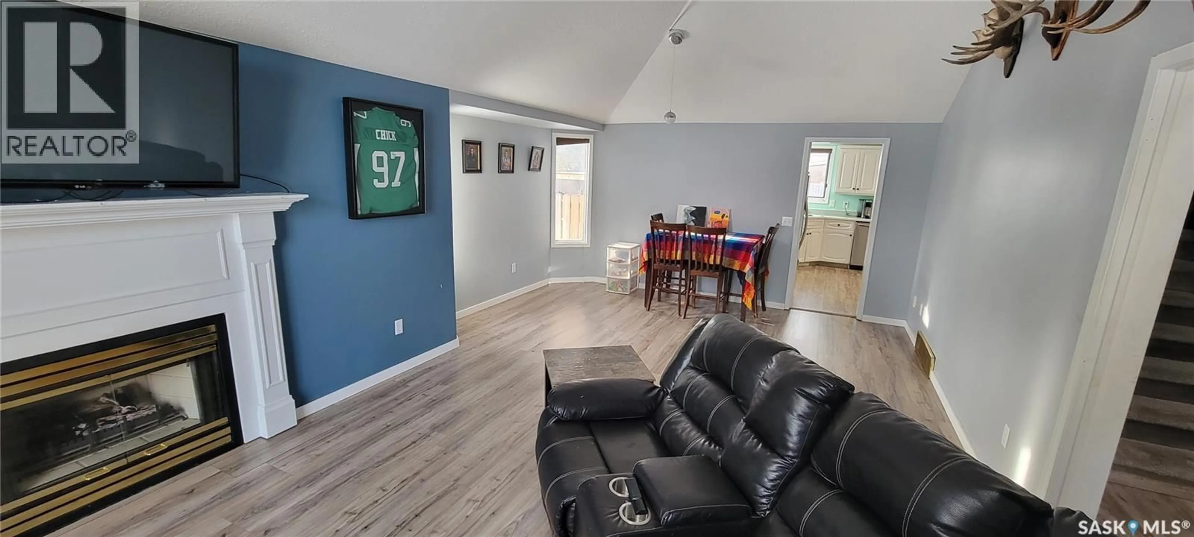 Living room with furniture, unknown for 1705 100A STREET, Tisdale Saskatchewan S0E1T0