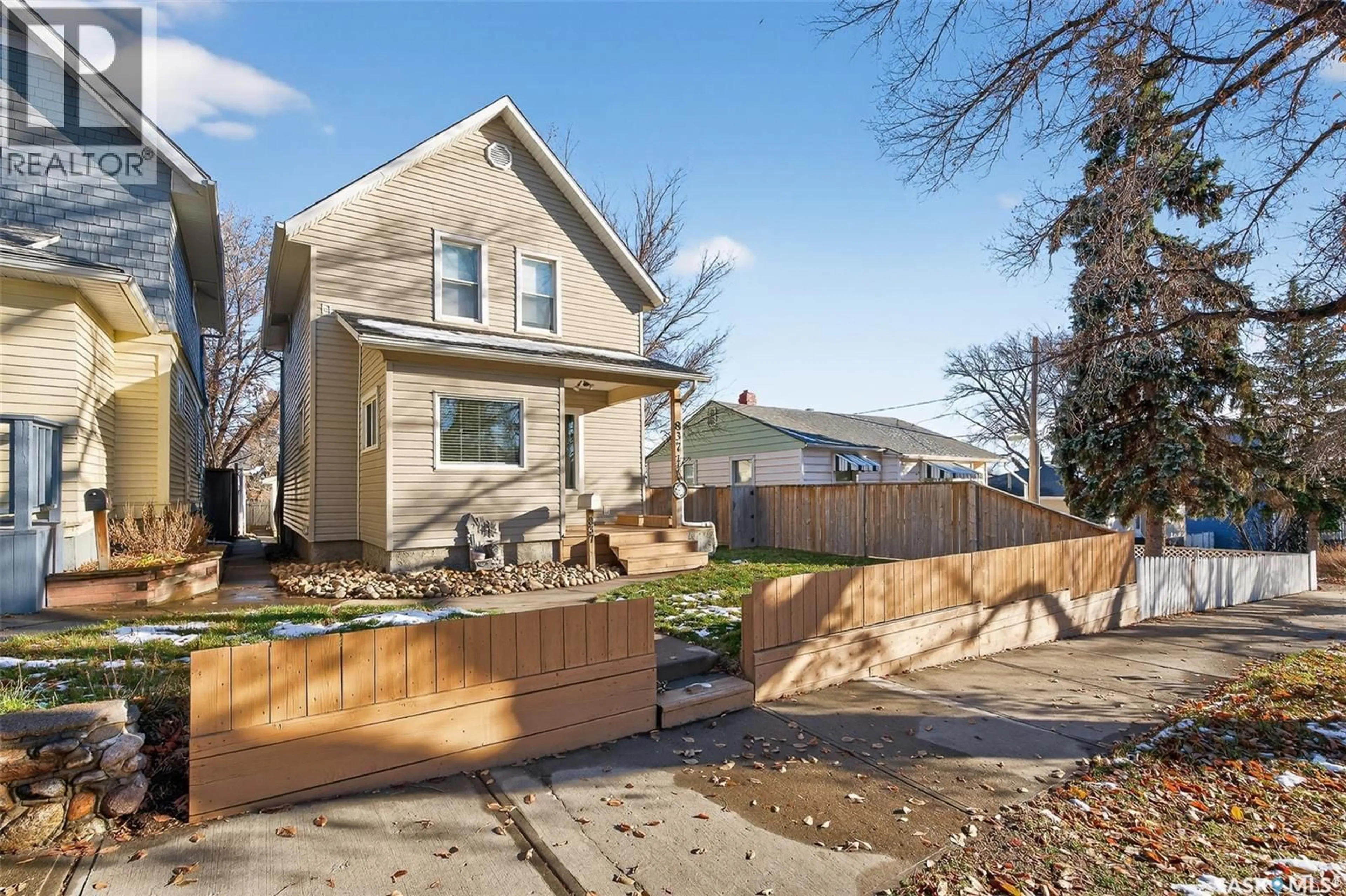 Home with brick exterior material, street for 837 5TH AVENUE, Moose Jaw Saskatchewan S6H3Y2