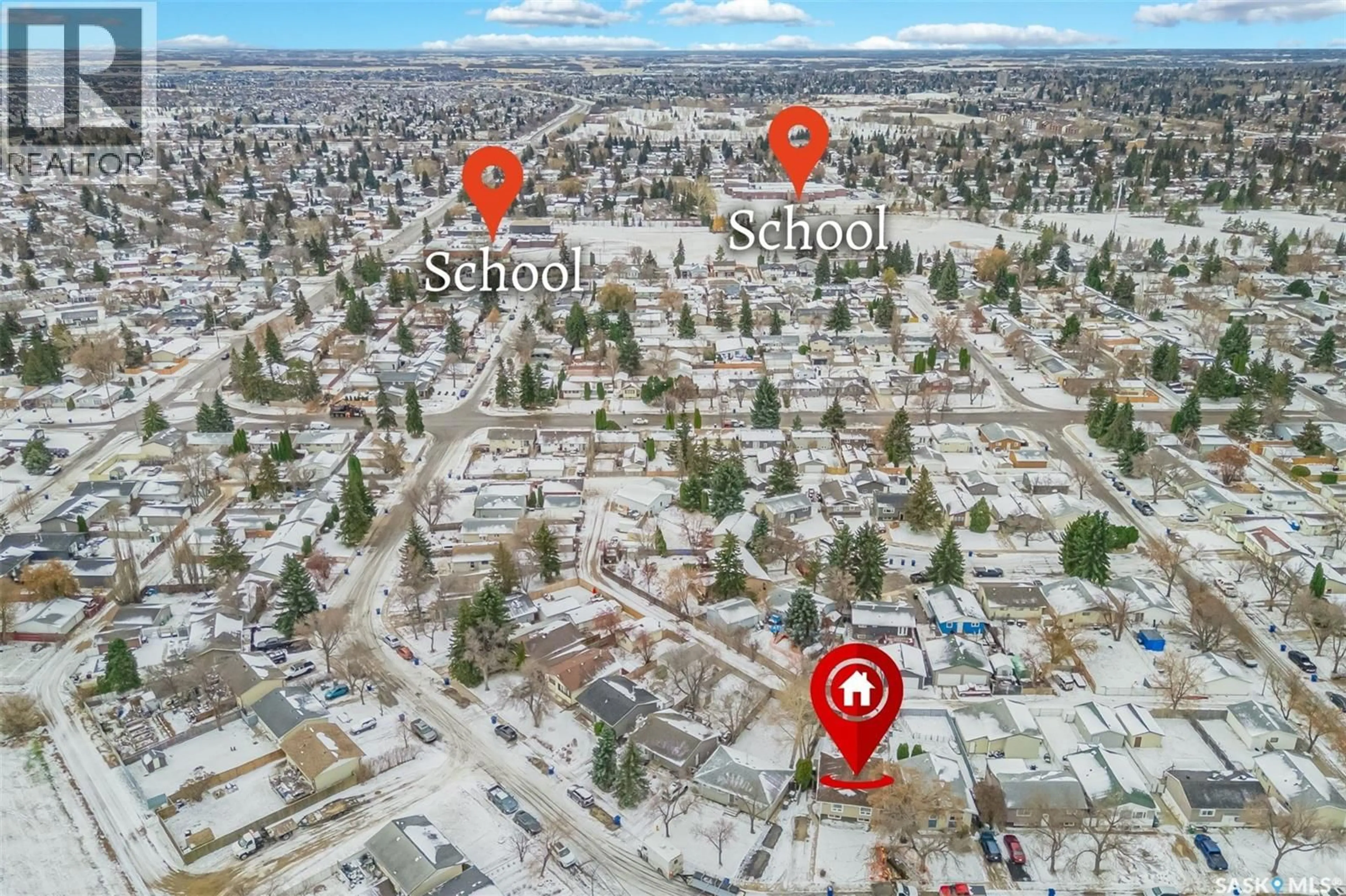 Picture of a map for 222 WESTERN CRESCENT, Saskatoon Saskatchewan S7H4J6