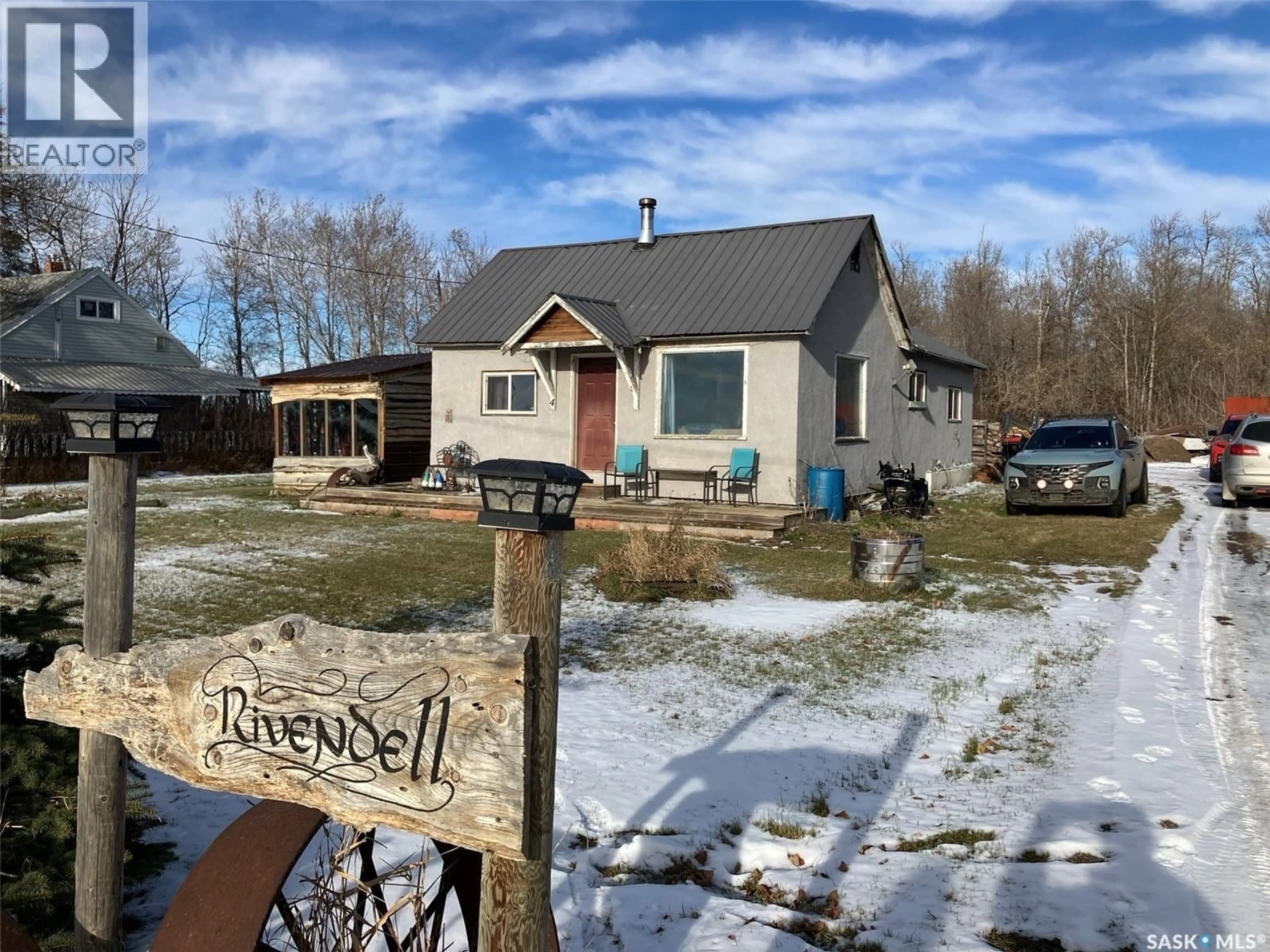 A pic from outside/outdoor area/front of a property/back of a property/a pic from drone, street for 4 RAILWAY AVENUE, Aylsham Saskatchewan S0E0C0