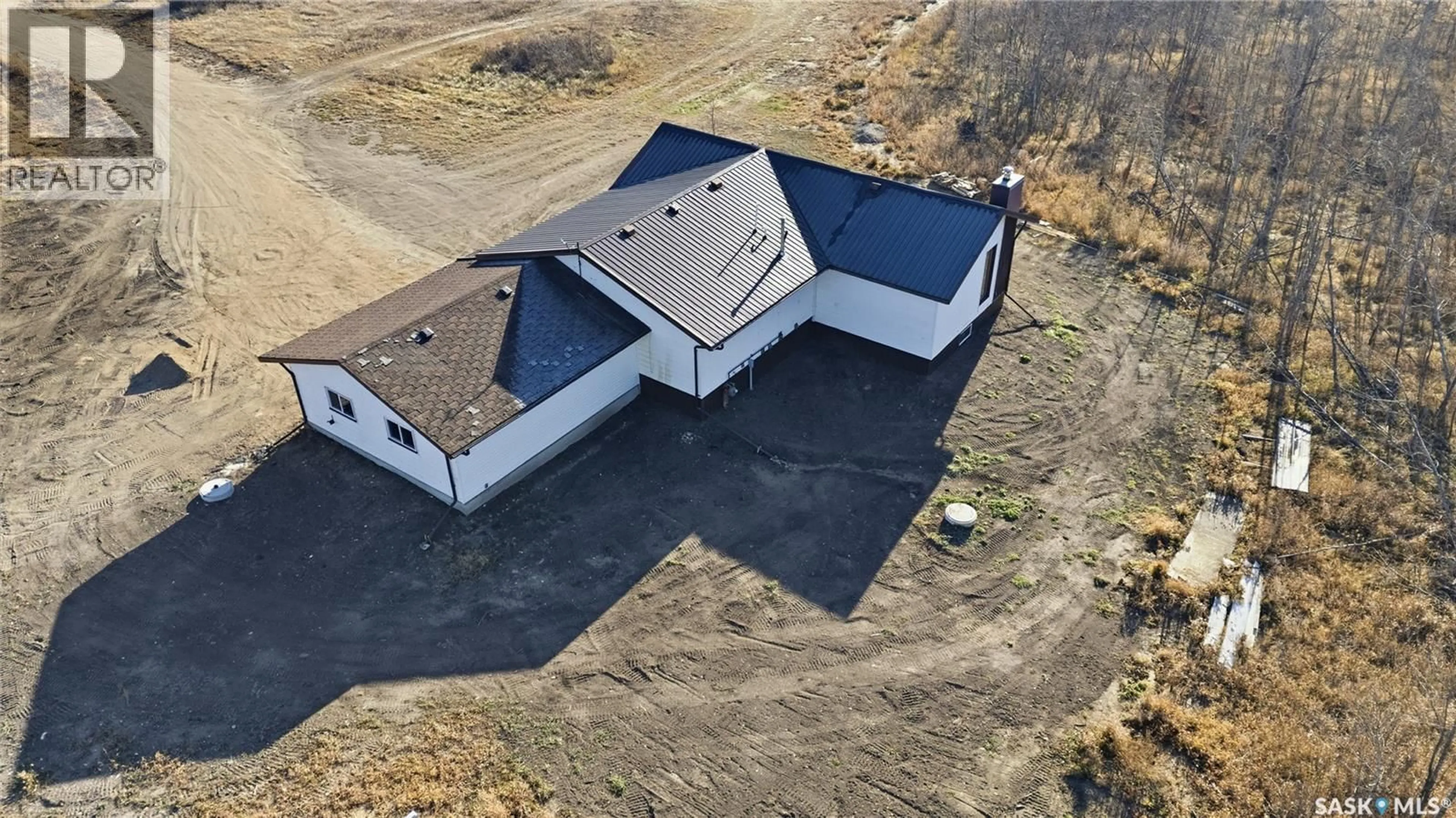 A pic from outside/outdoor area/front of a property/back of a property/a pic from drone, building for KASAHOFF ACREAGE, Corman Park Rm No. 344 Saskatchewan S0K2L0