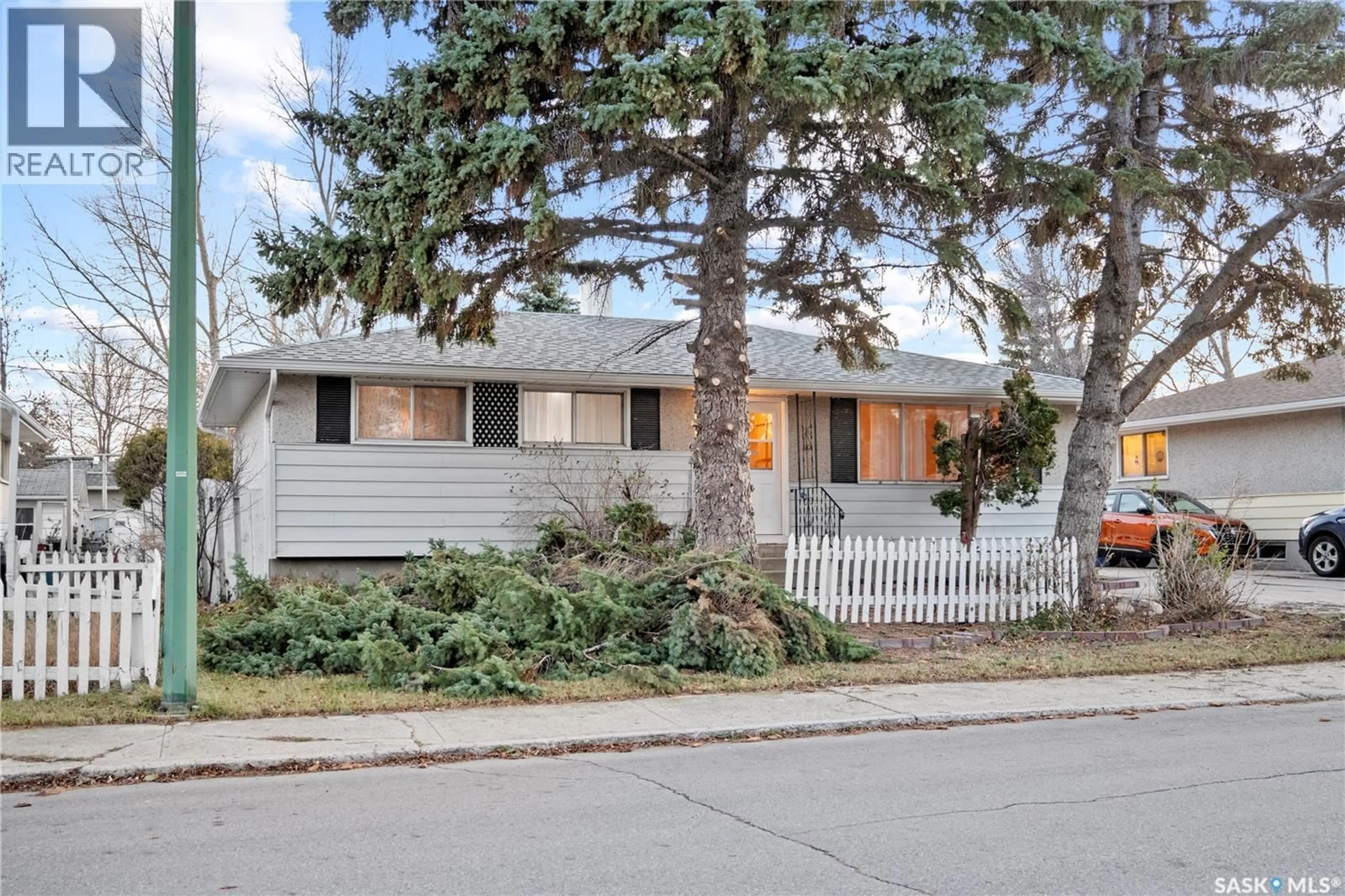 Home with vinyl exterior material, street for 7 HYDE AVENUE, Regina Saskatchewan S4R3X8