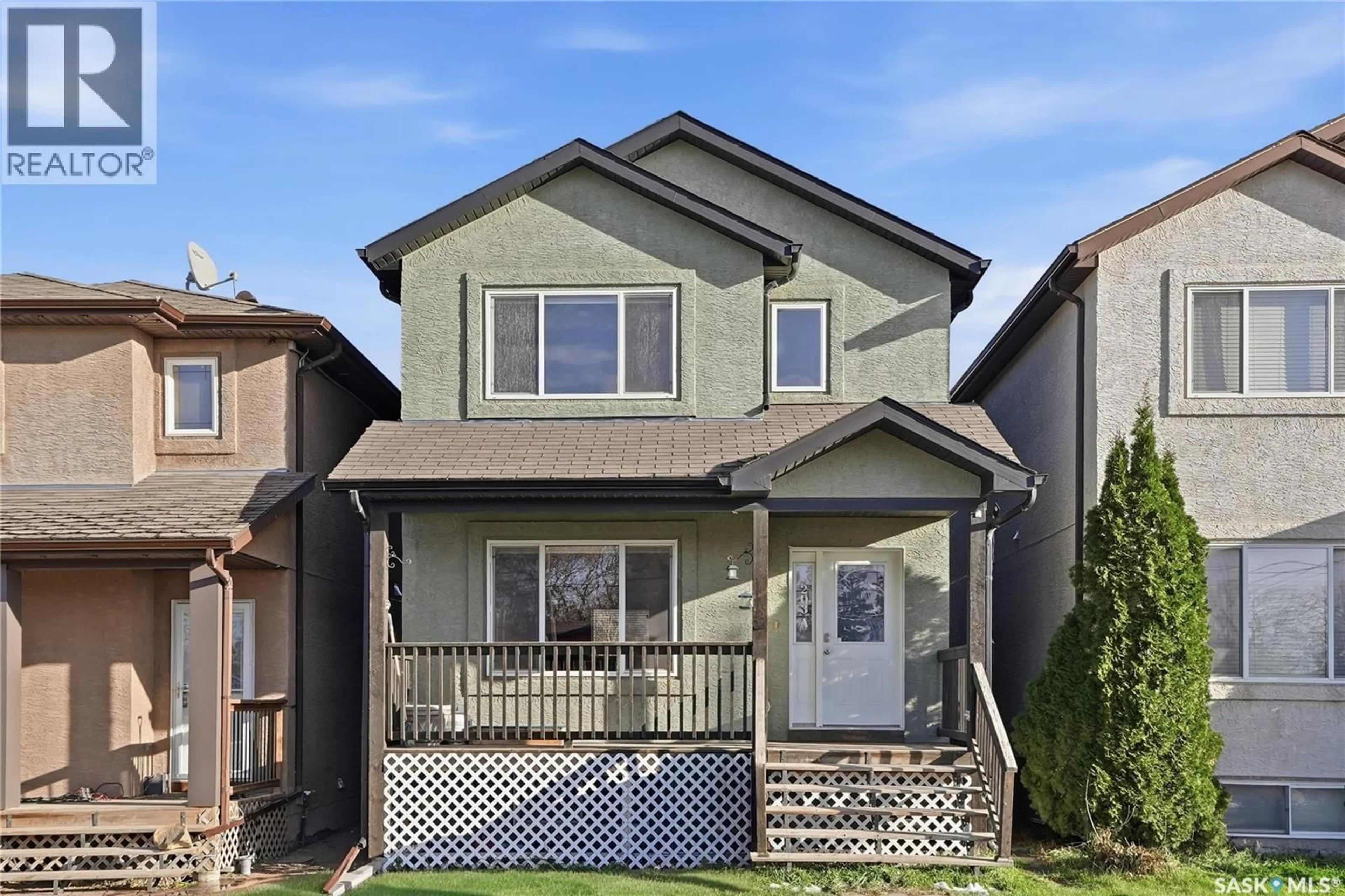 Home with vinyl exterior material, street for 203A 3RD AVENUE, Aberdeen Saskatchewan S0K0A0