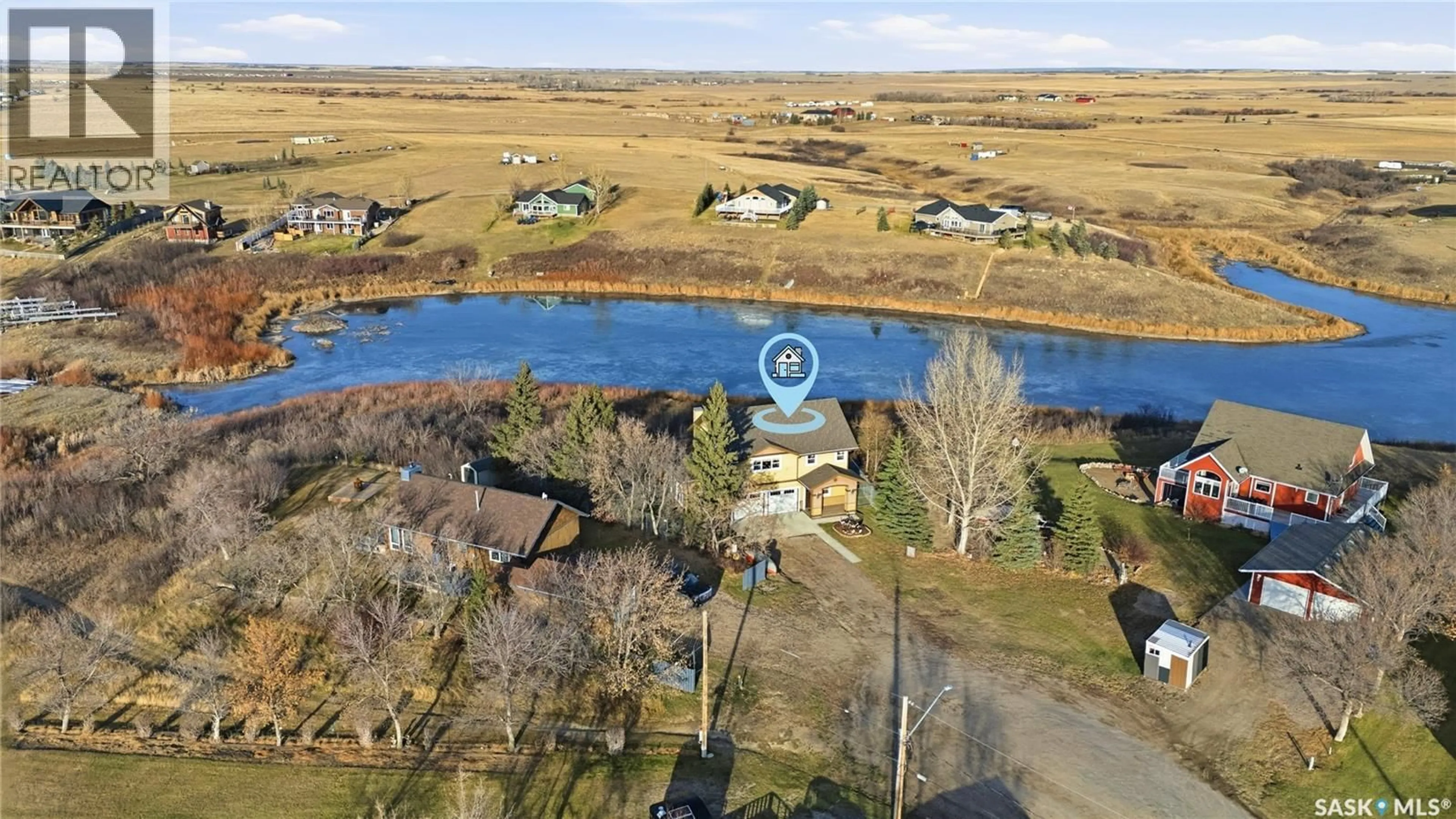 A pic from outside/outdoor area/front of a property/back of a property/a pic from drone, water/lake/river/ocean view for 50 MARINA AVENUE, Mckillop Rm No. 220 Saskatchewan S0G4V0