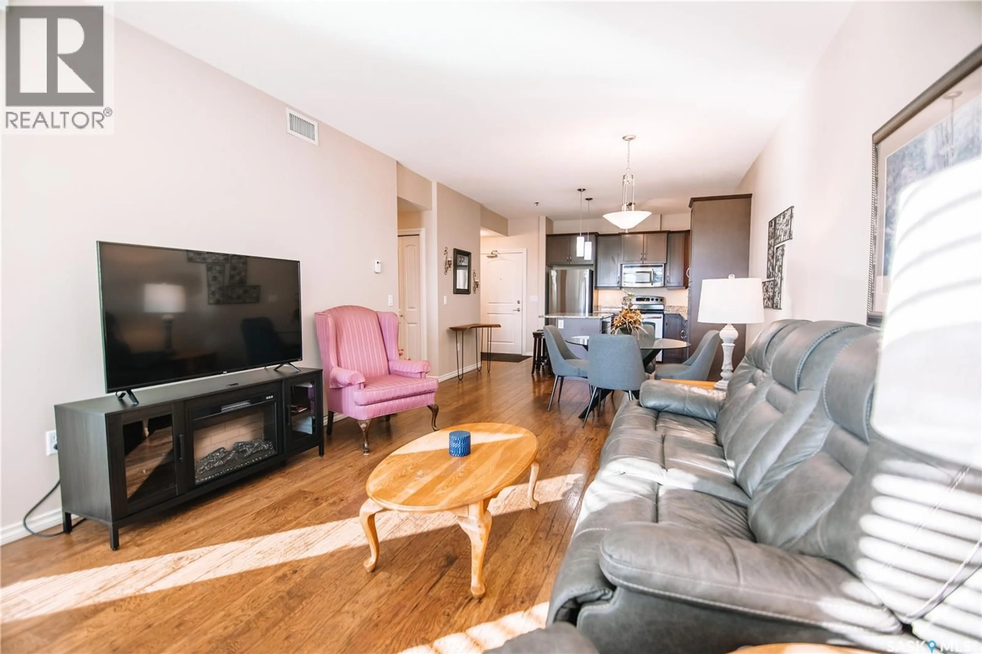 Living room with furniture, unknown for 104 2150 HESELTINE ROAD, Regina Saskatchewan S4V1K9