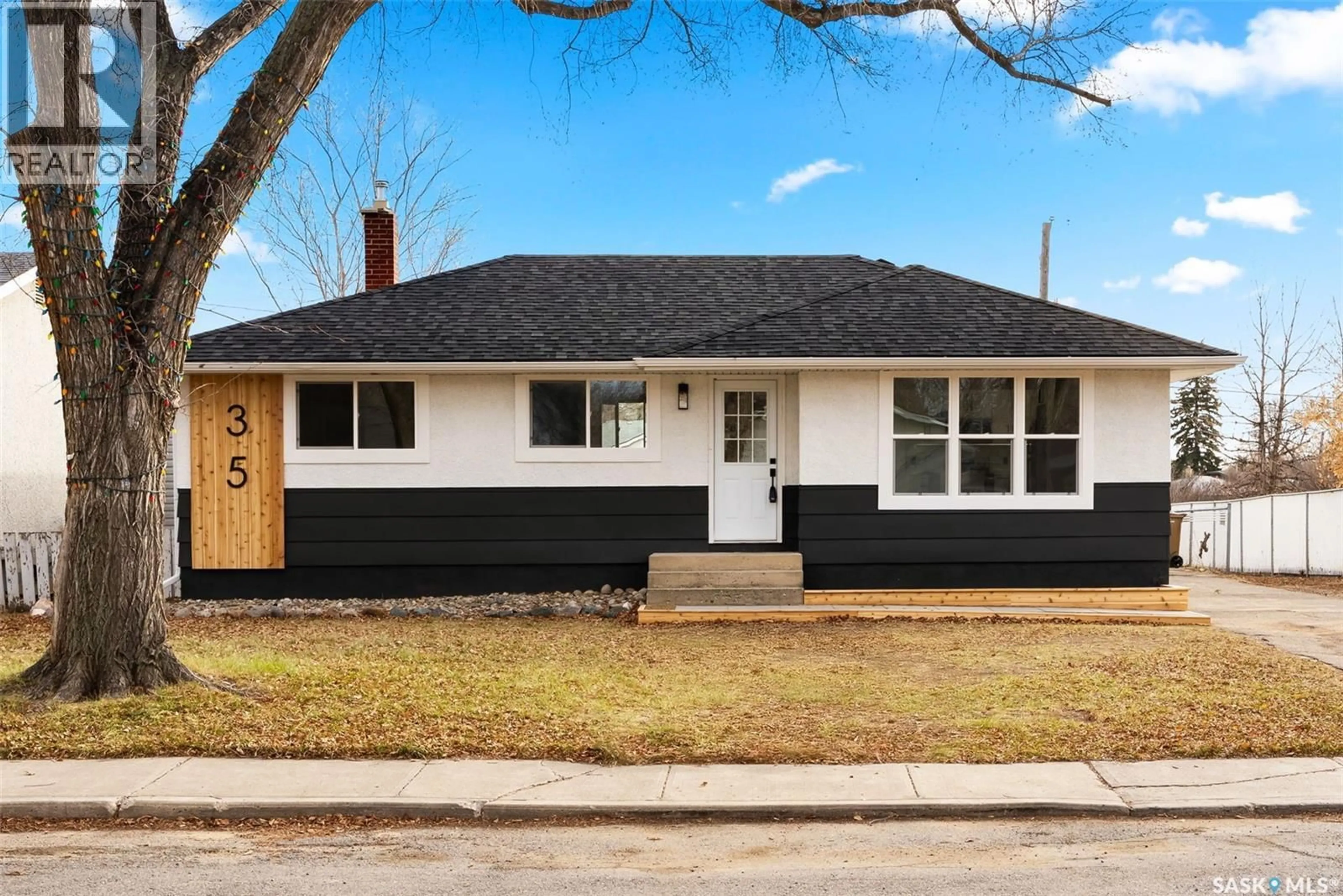 Home with brick exterior material, street for 35 LAIRD CRESCENT, Regina Saskatchewan S4R4N7