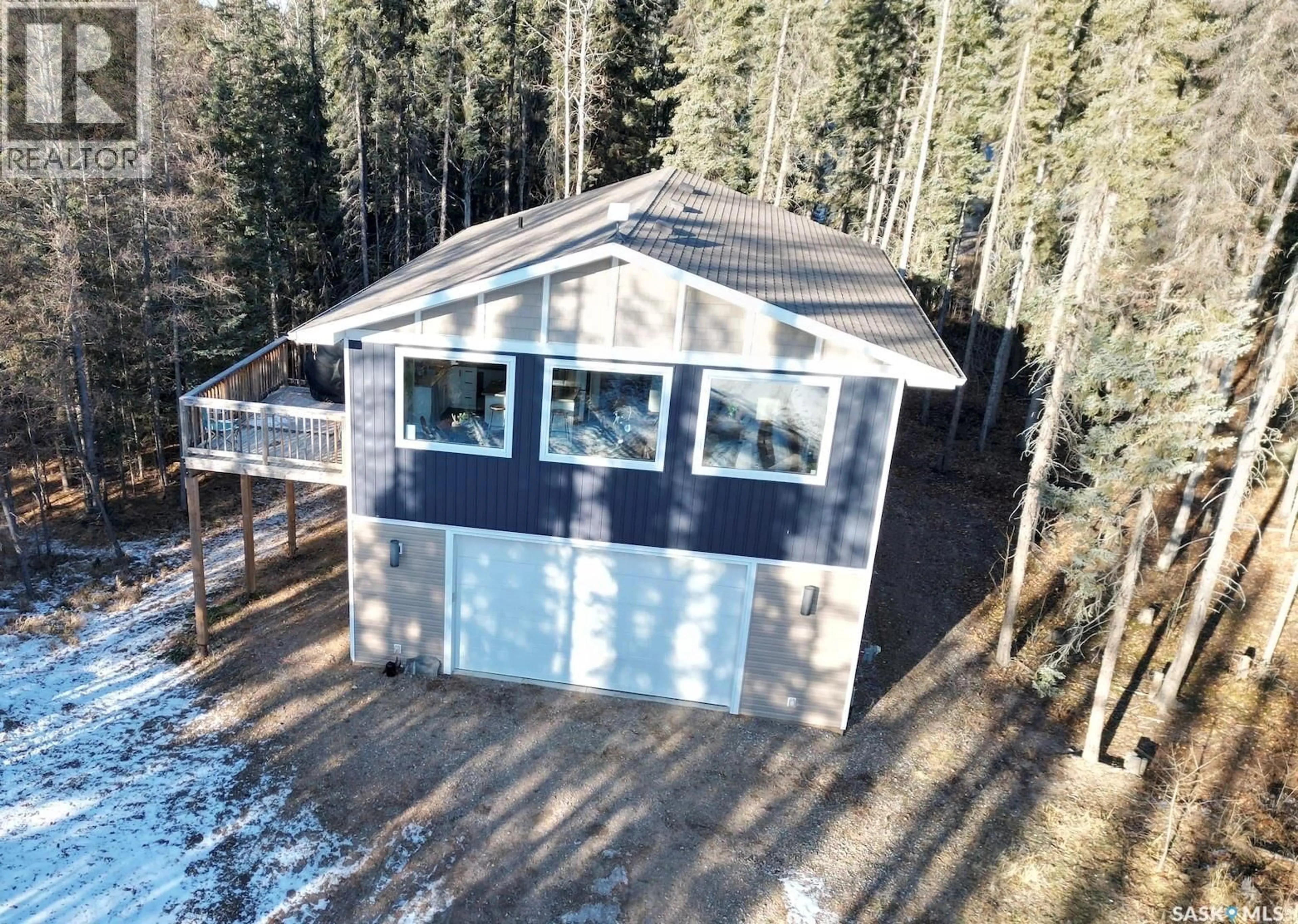 A pic from outside/outdoor area/front of a property/back of a property/a pic from drone, forest/trees view for 6 CRANBERRY CREEK CRESCENT, Paddockwood Rm No. 520 Saskatchewan S0J3E0